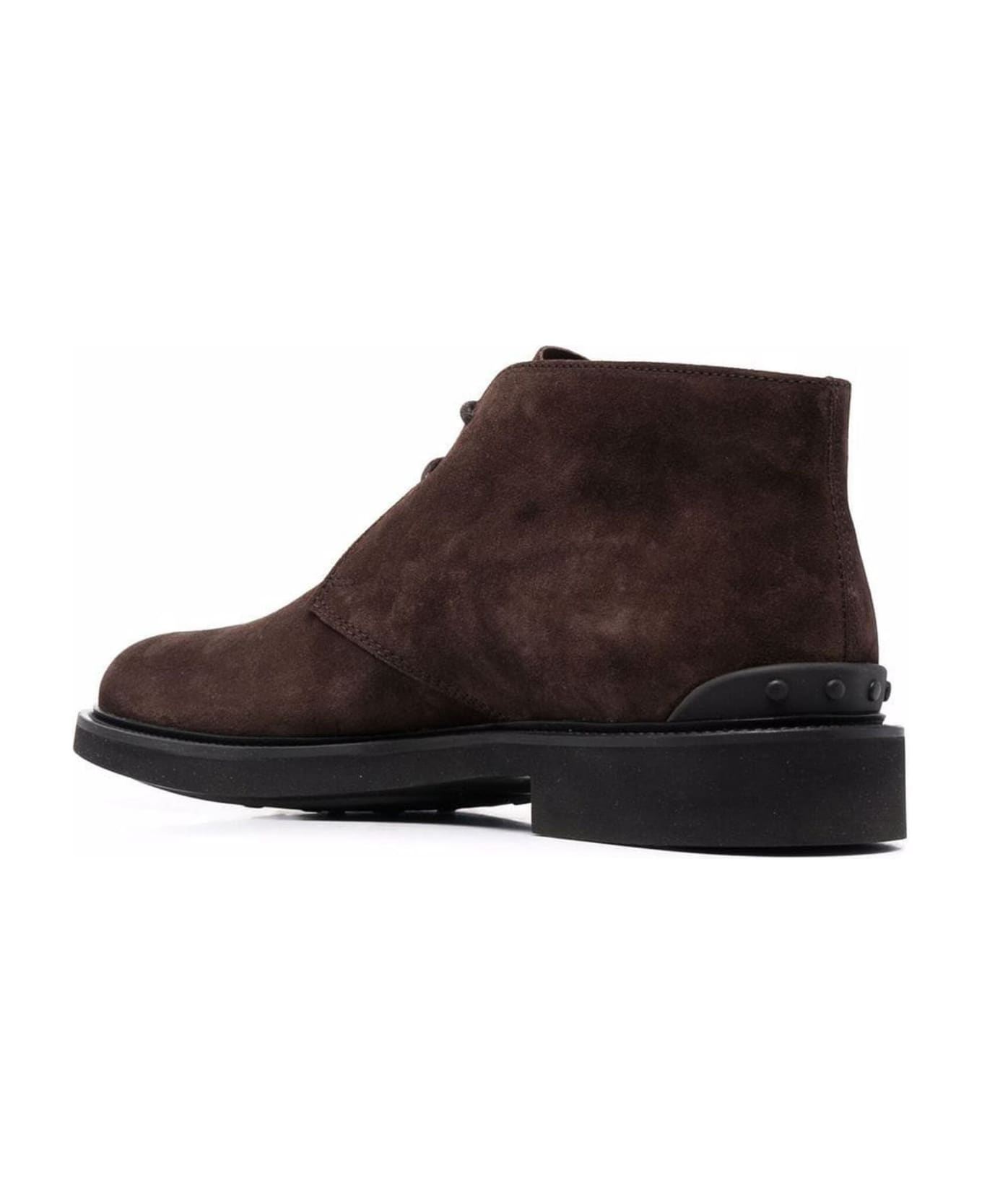 Tod's Desert Boots In Brown Suede Tod's - BLUE