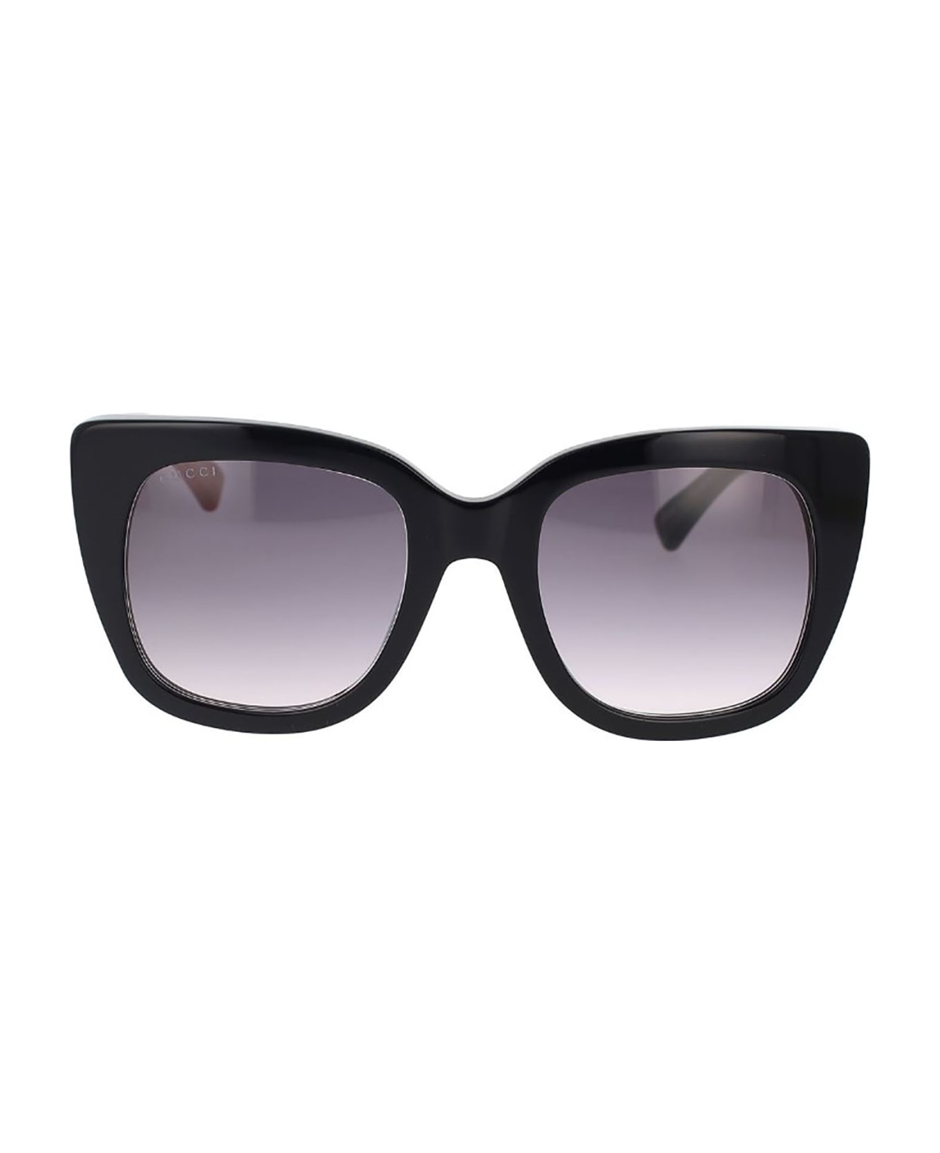 Gucci Eyewear GG0163SN Sunglasses - Black Black Grey サングラス