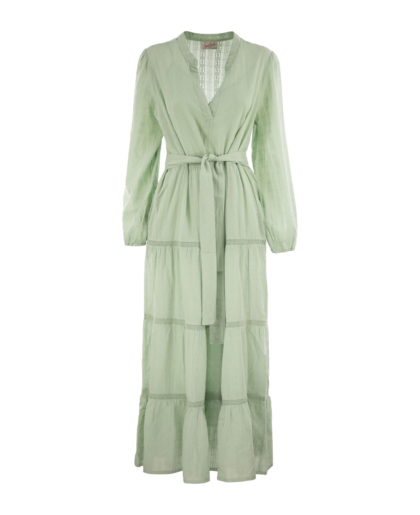 MC2 Saint Barth Leyde - Cotton Long Dress - Light Green