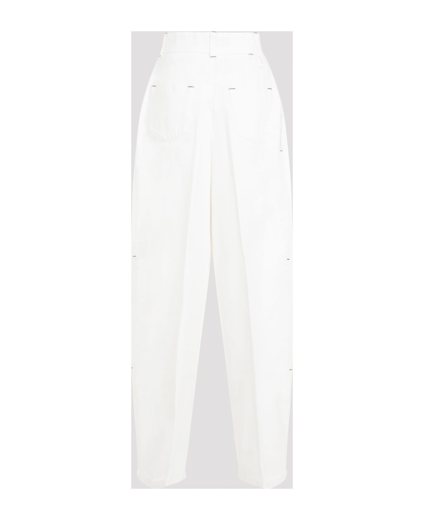 Jacquemus Wide-leg Jeans - Off White