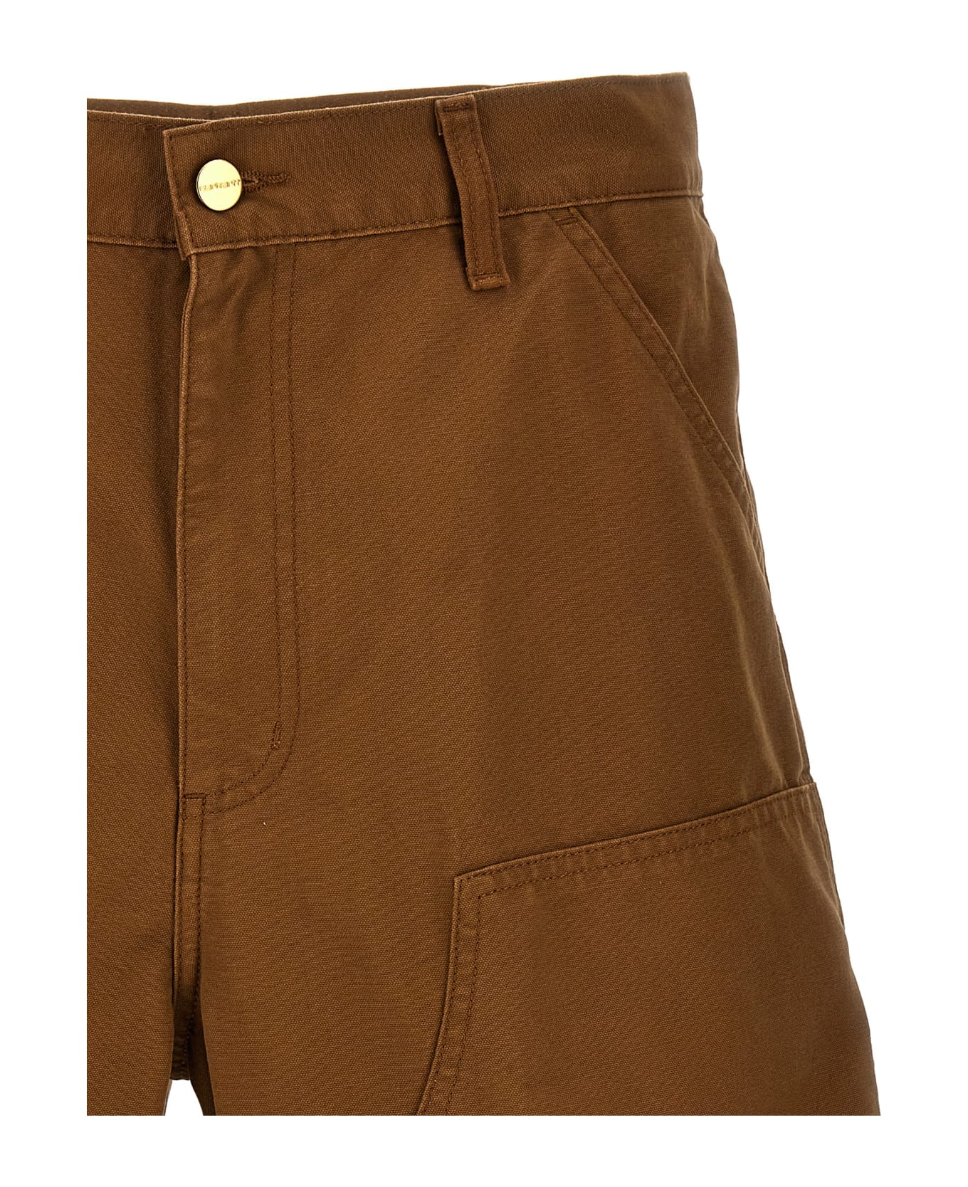Carhartt 'double Knee' Bermuda Shorts - Brown ショートパンツ