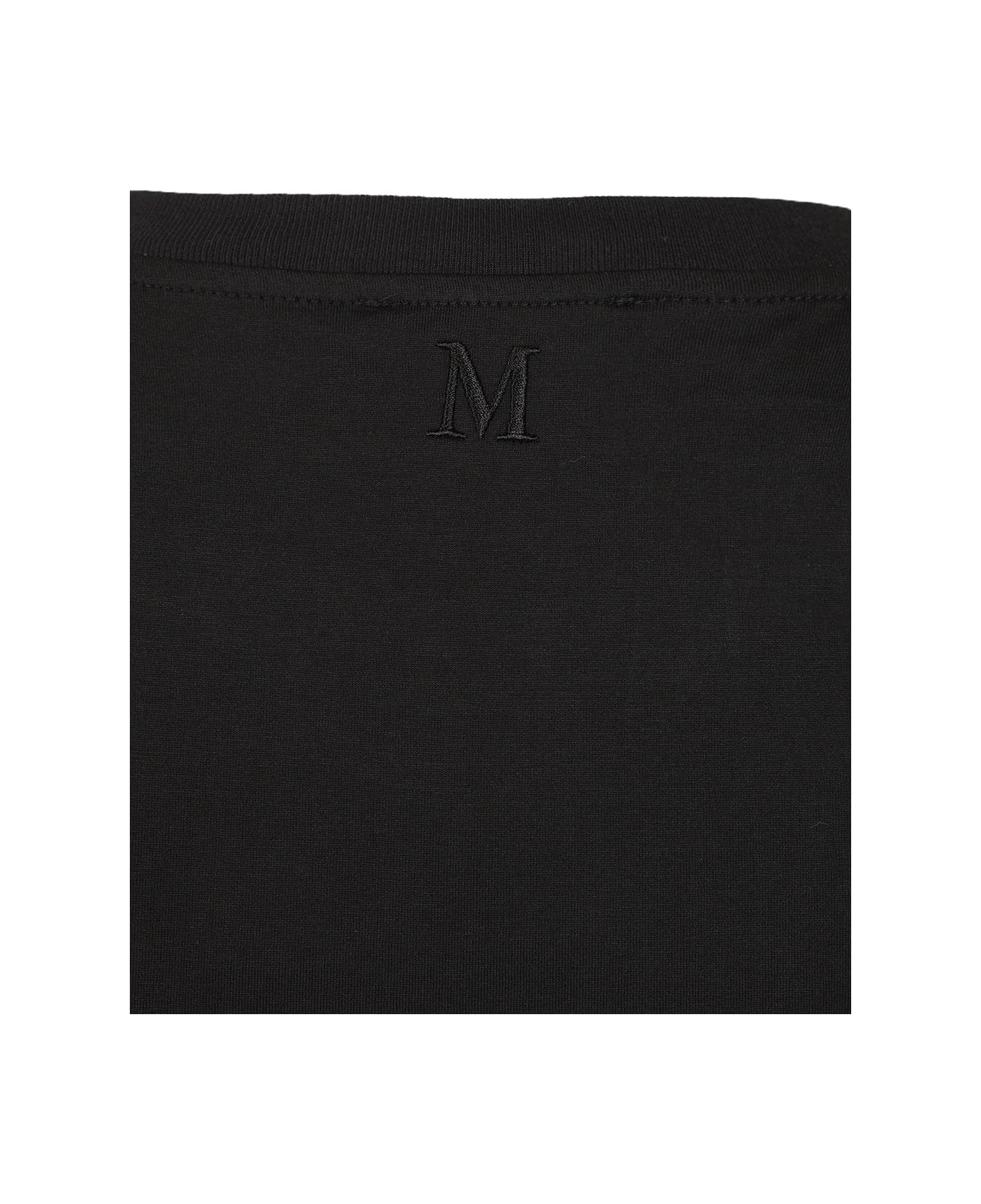 
S Max Mara Crew Neck T-shirt - Black