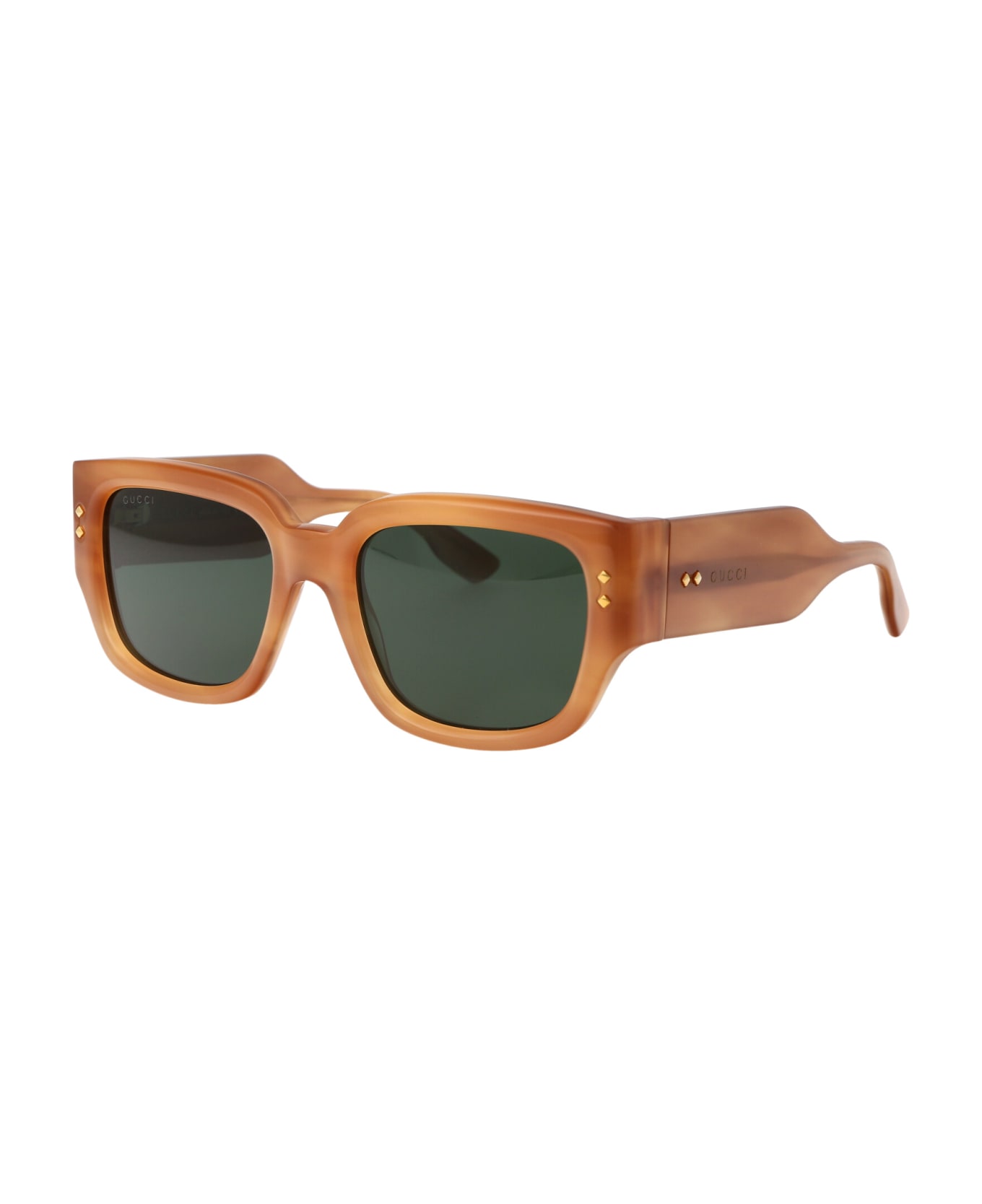 Gucci Eyewear Gg1261s Sunglasses - 004 HAVANA HAVANA GREEN