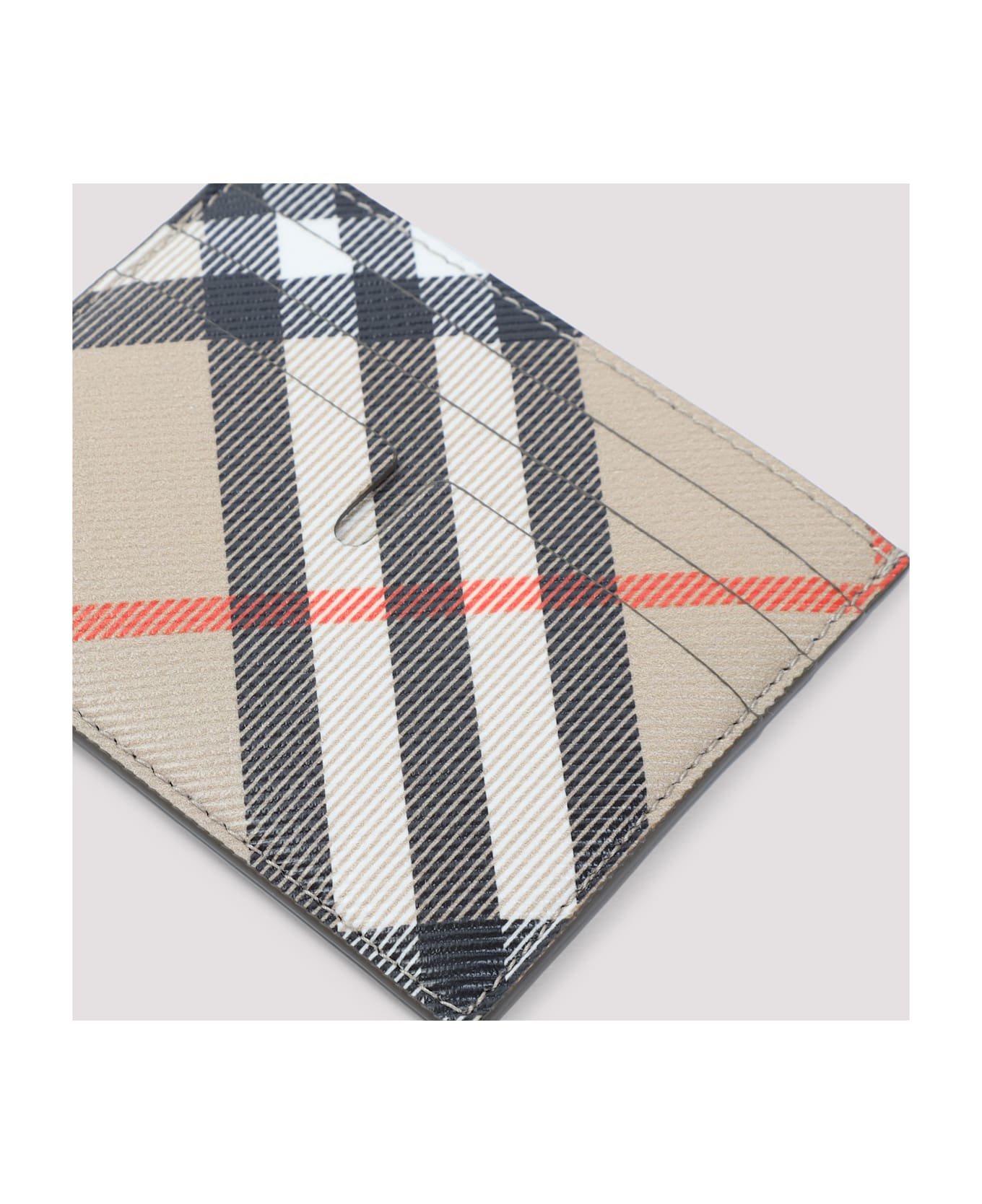 Burberry Tall Sandon Credit Card Case - Sand