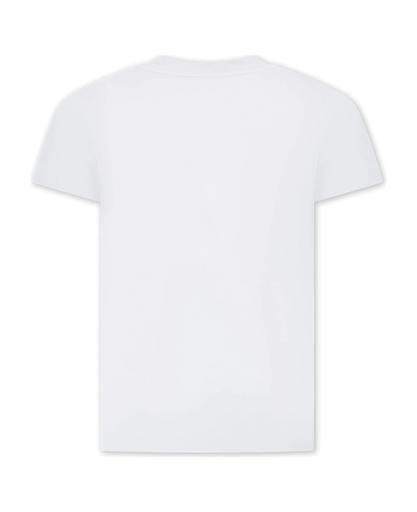 Fendi Kids T-shirts And Polos White - White Tシャツ＆ポロシャツ
