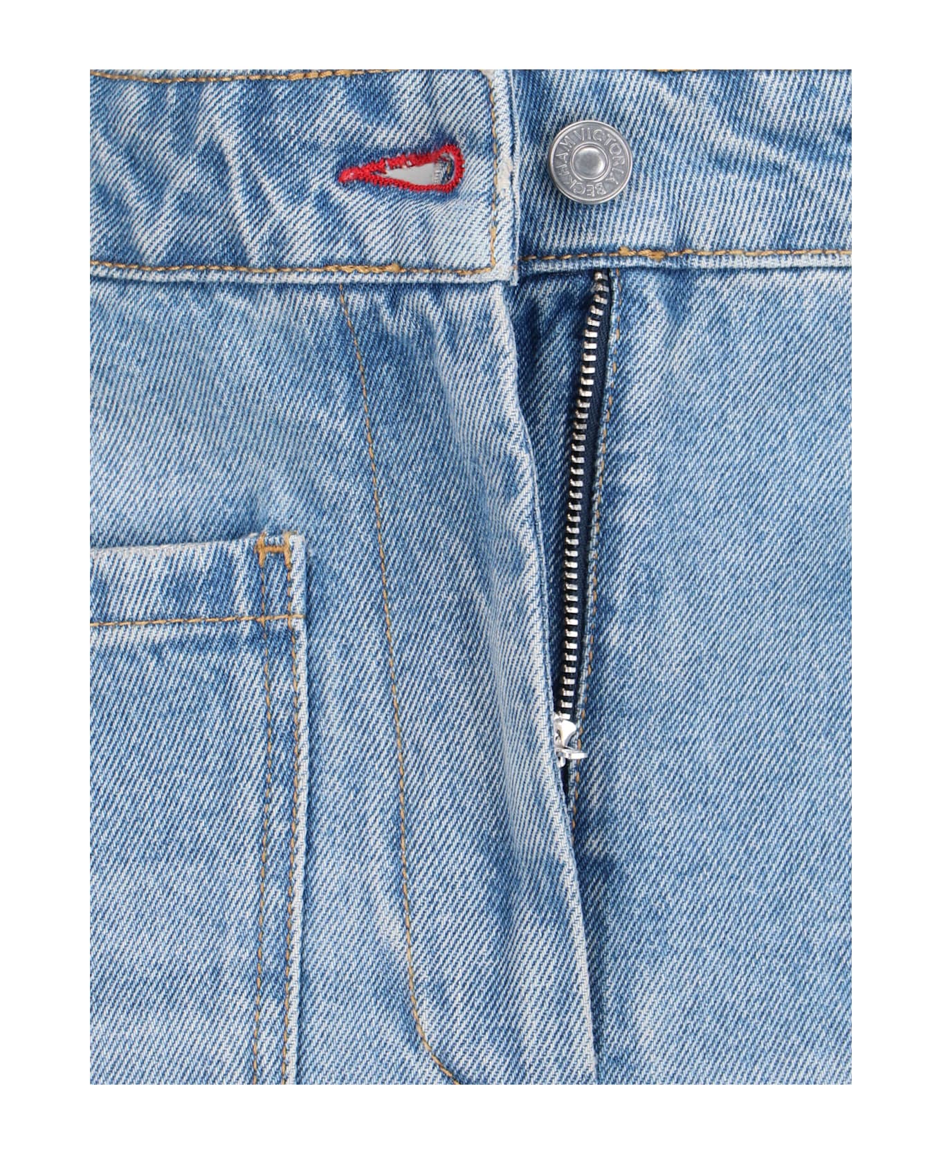 Victoria Beckham 
alina
 Straight Jeans - Pale Blue Wash