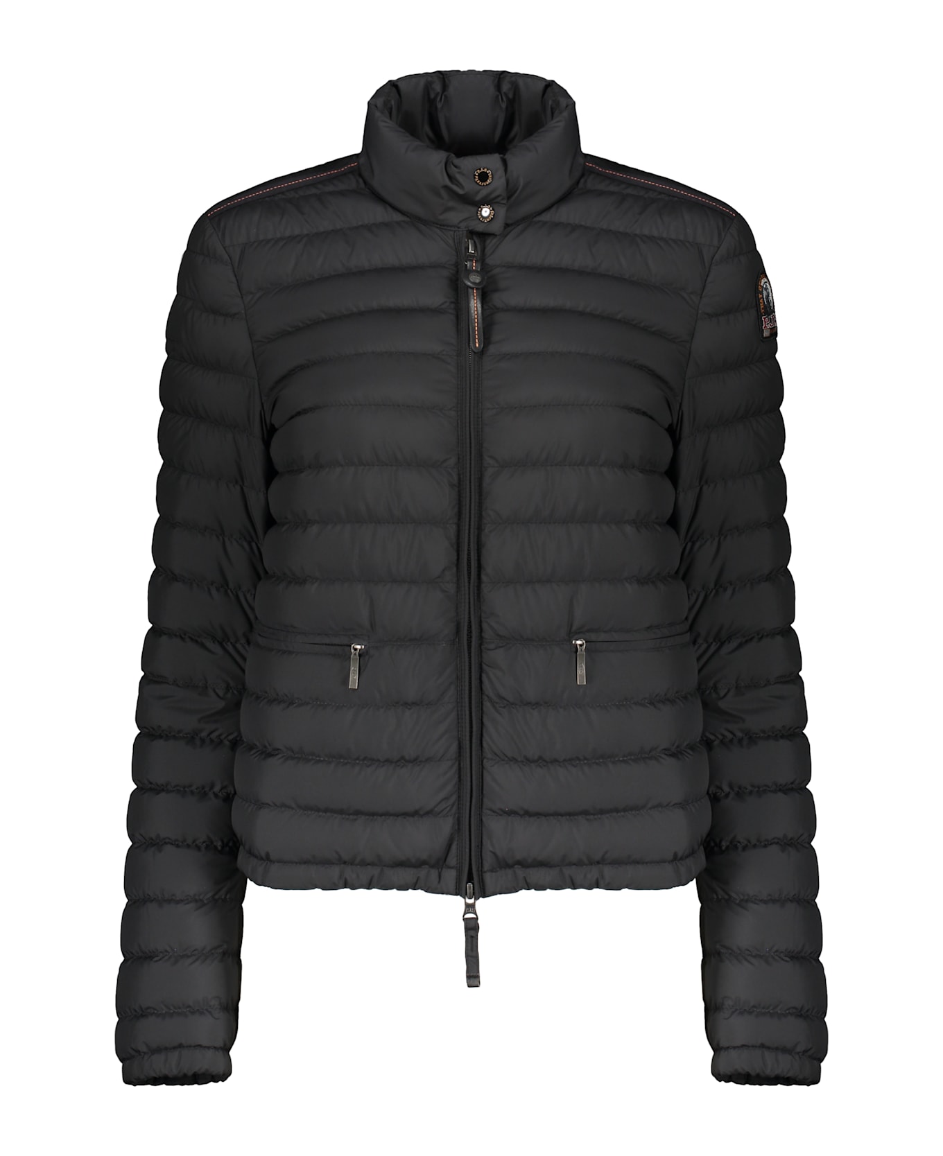 Parajumpers Puffer Jacket Black With High Collar - black