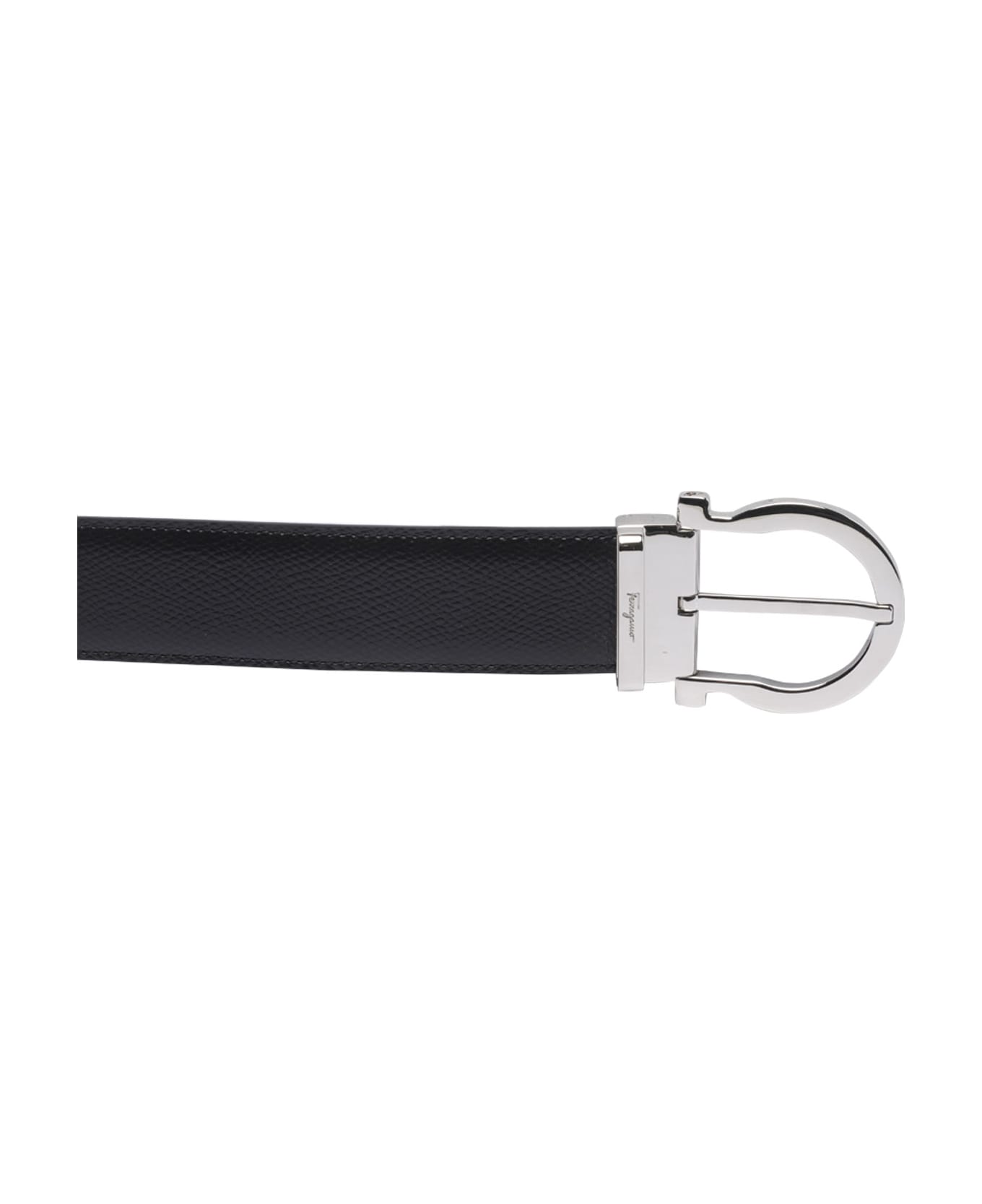 Ferragamo Reversible Gancini Belt - Black ベルト