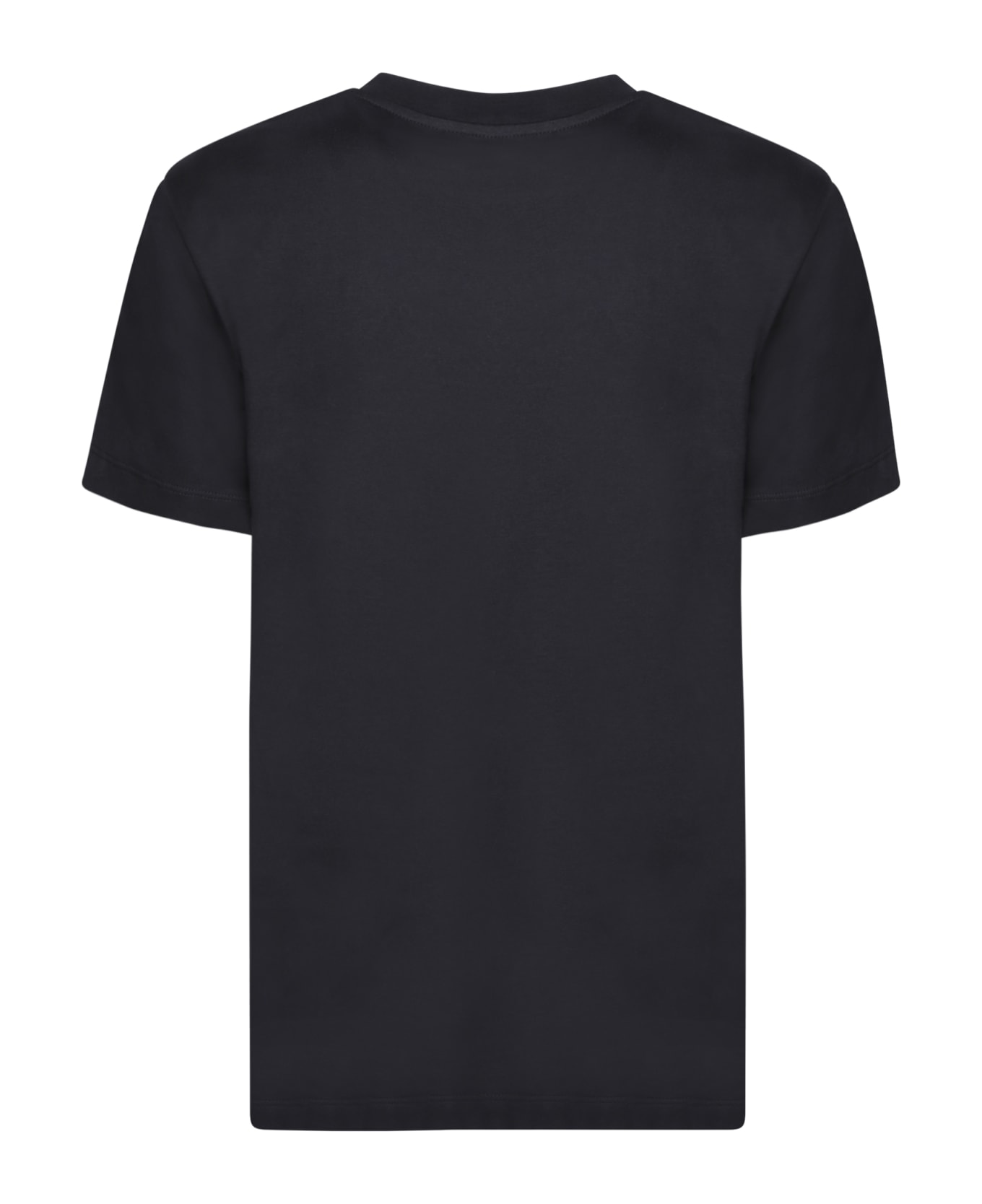 MSGM Sequin-covered Logo Black T-shirt - Black Tシャツ