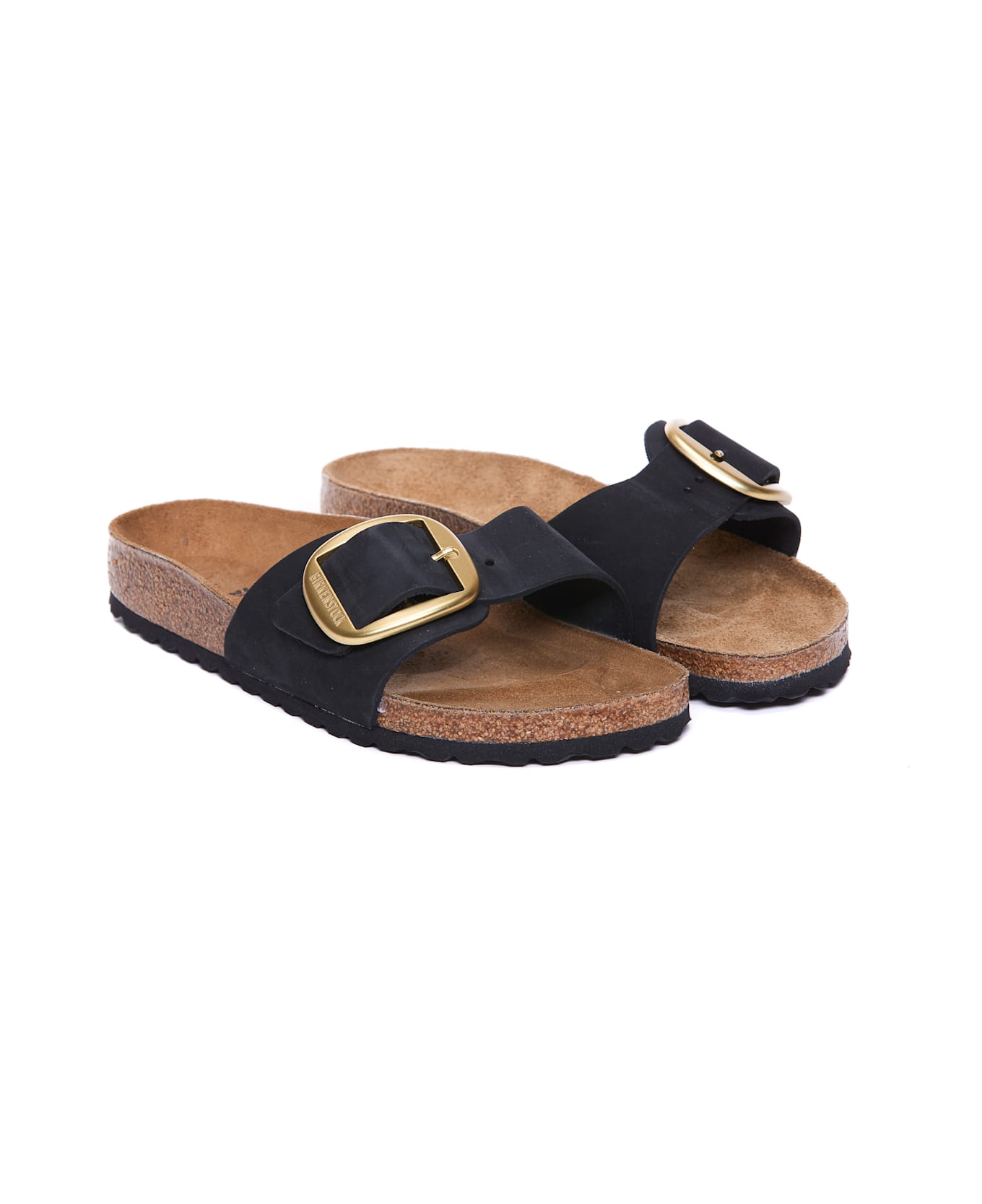 Birkenstock Madrid Big Buckle Sandals - Black
