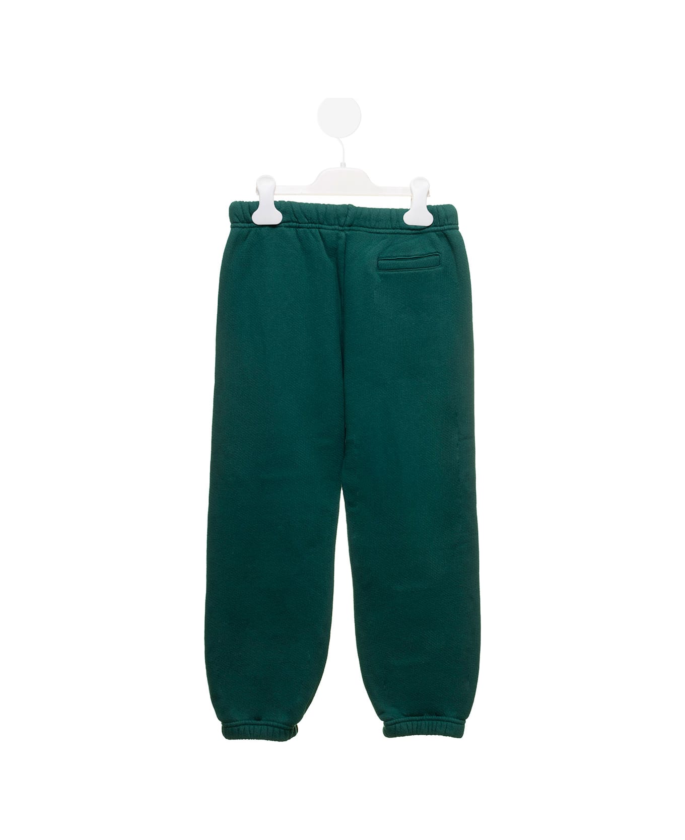Palm Angels Kids Boy's Green Cotton Jogger With  Logo Print - Green