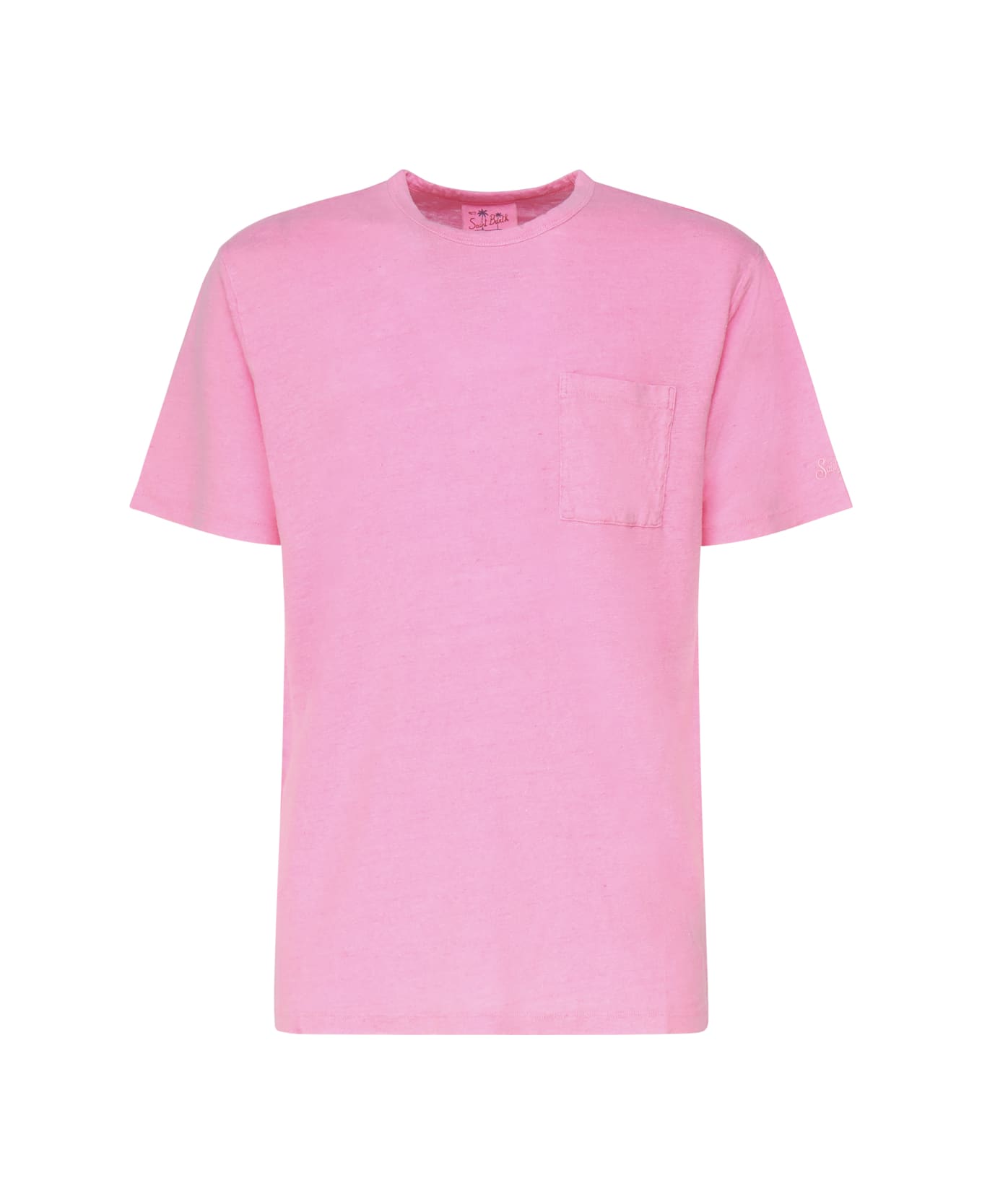 MC2 Saint Barth Ecstasea Linen T-shirt - Pink