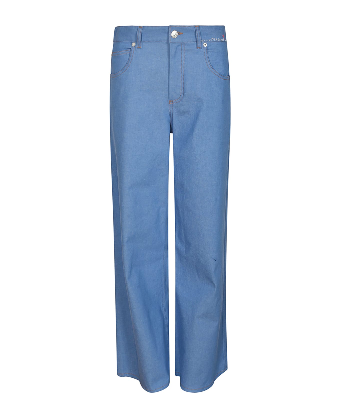 Marni Straight Buttoned Jeans - Blue