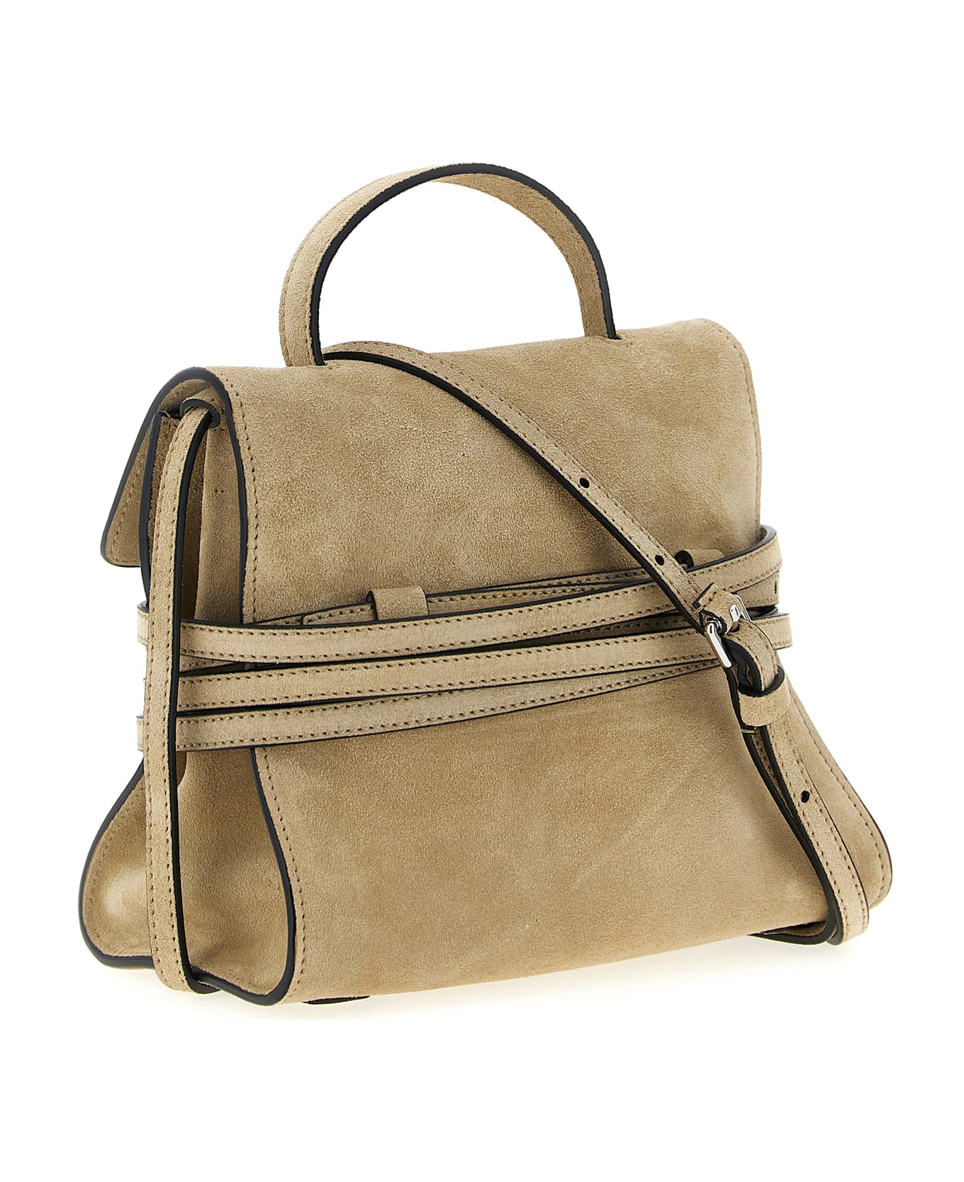 Moschino 
tie Me
 Small Handbag - Beige