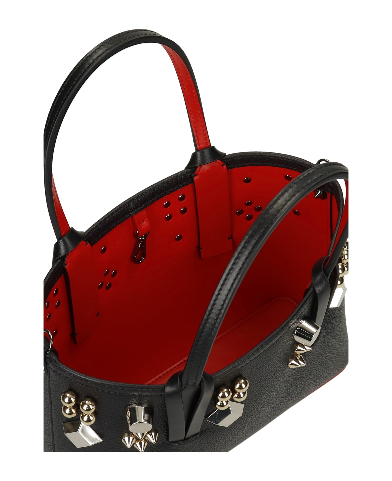 Christian Louboutin Tote In Black Leather - black