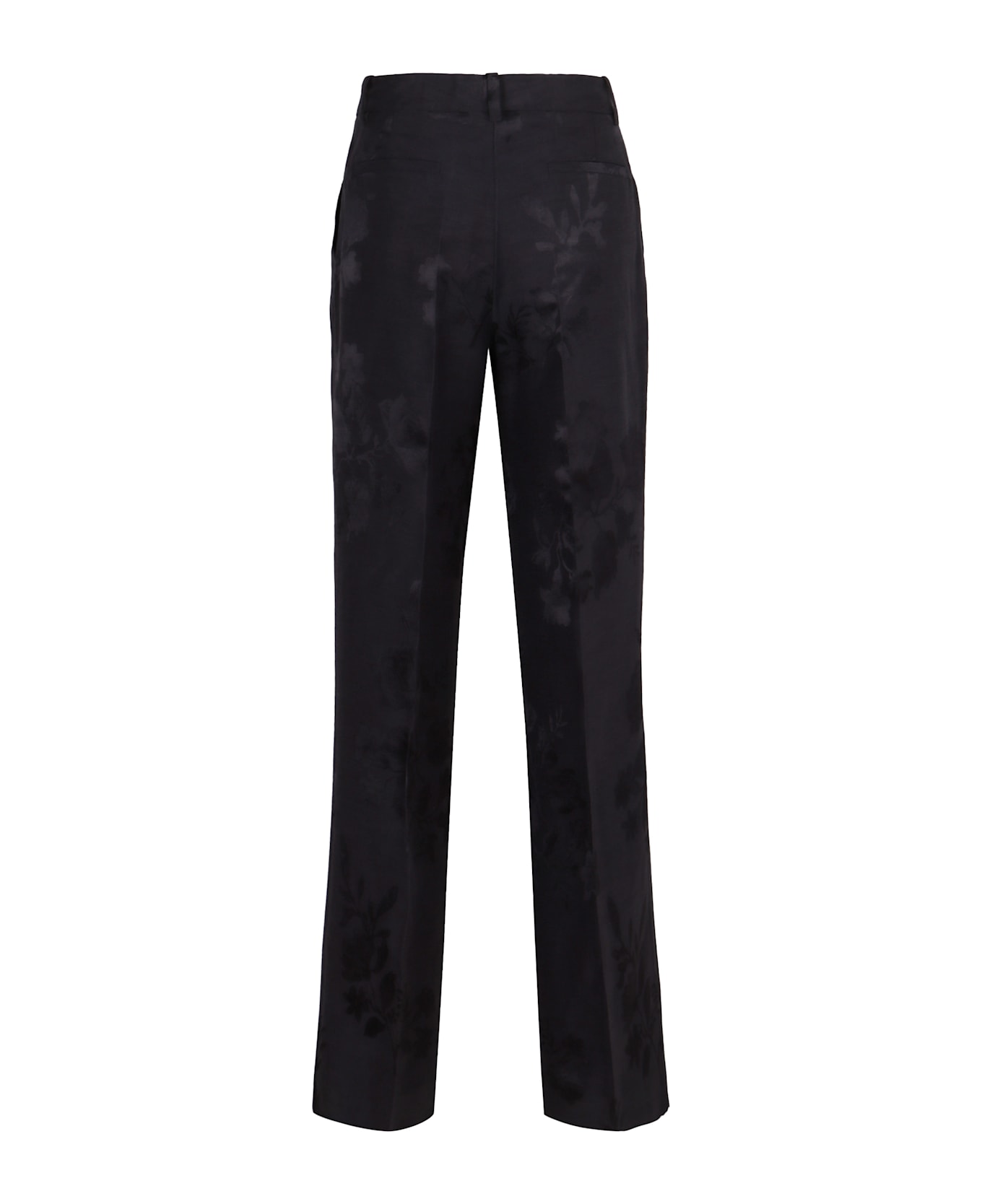 Parosh Linen Trousers - blue