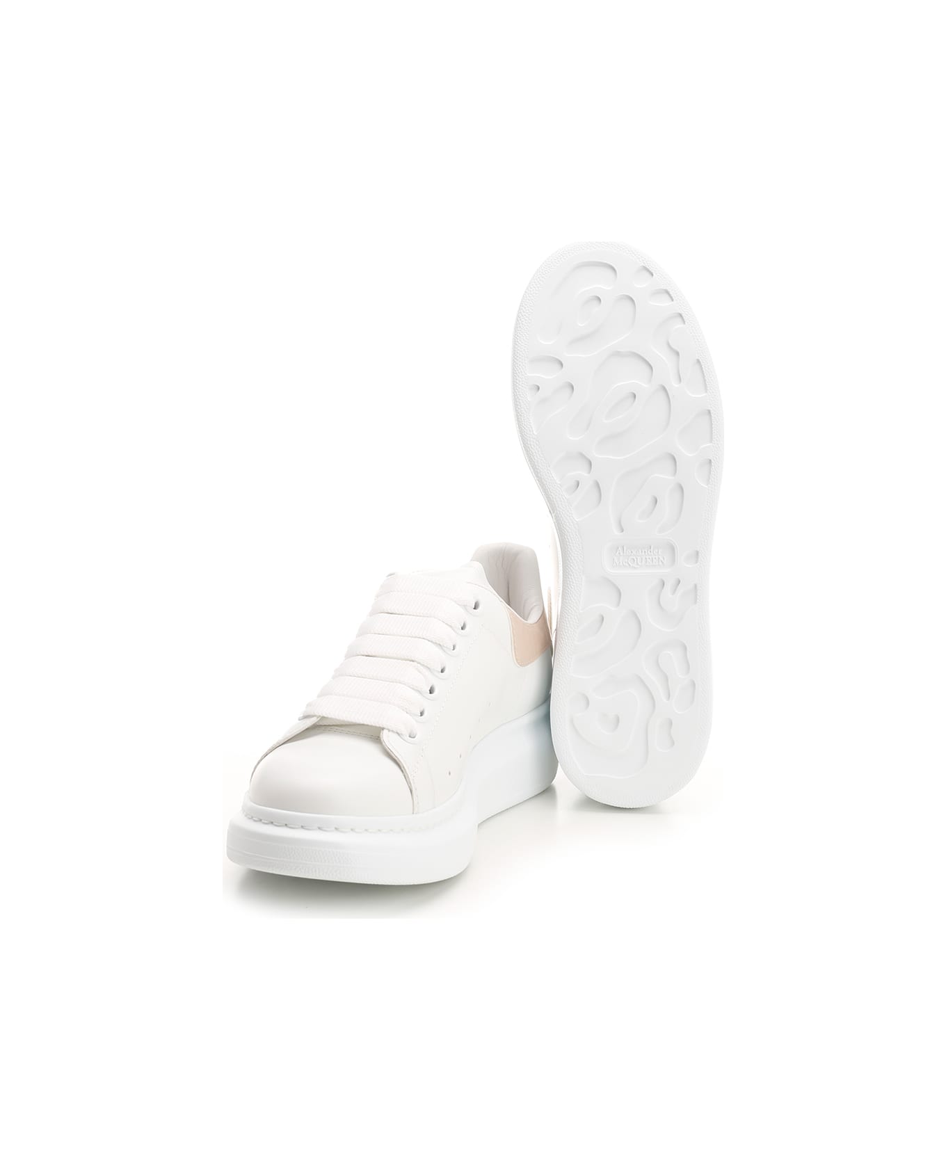 Alexander McQueen 'oversize' Sneakers - White ウェッジシューズ
