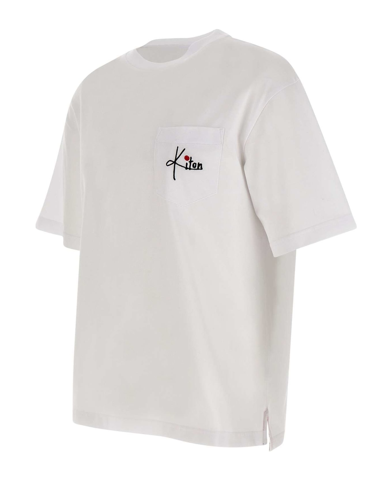 Kiton Cotton T-shirt - WHITE