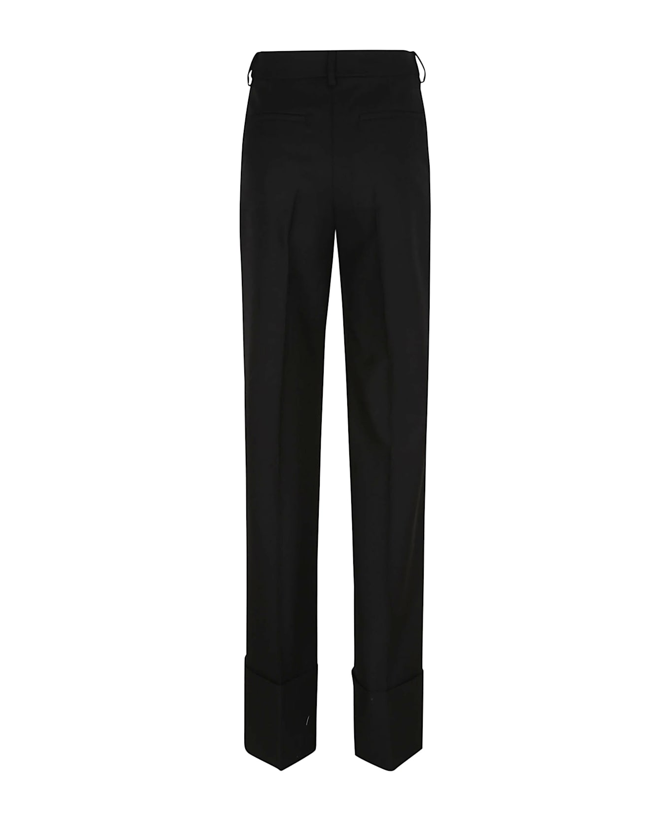 Valentino Garavani Pantalone | Solid | Lana Vergine - No Nero
