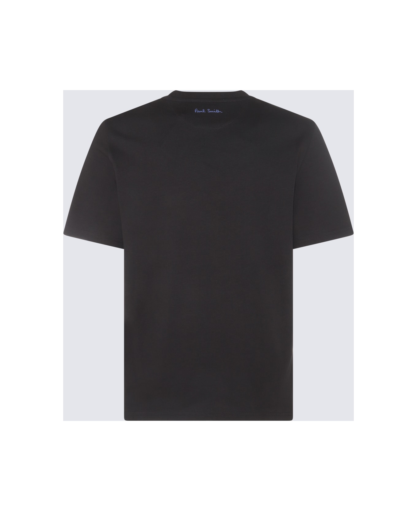 Paul Smith Navy Blue And Violet Cotton T-shirt - Blue
