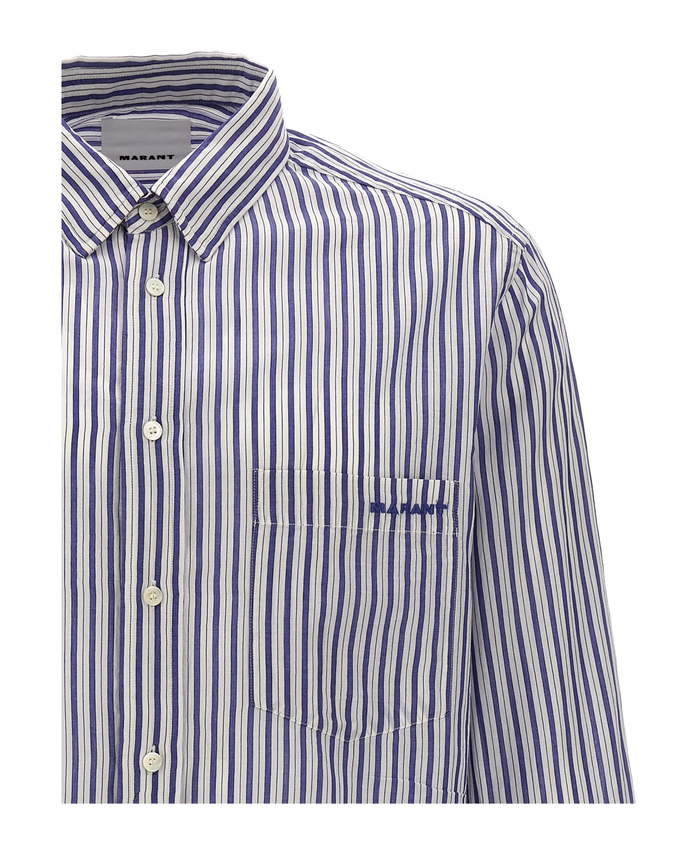 Isabel Marant Striped Shirt - Light Blue シャツ