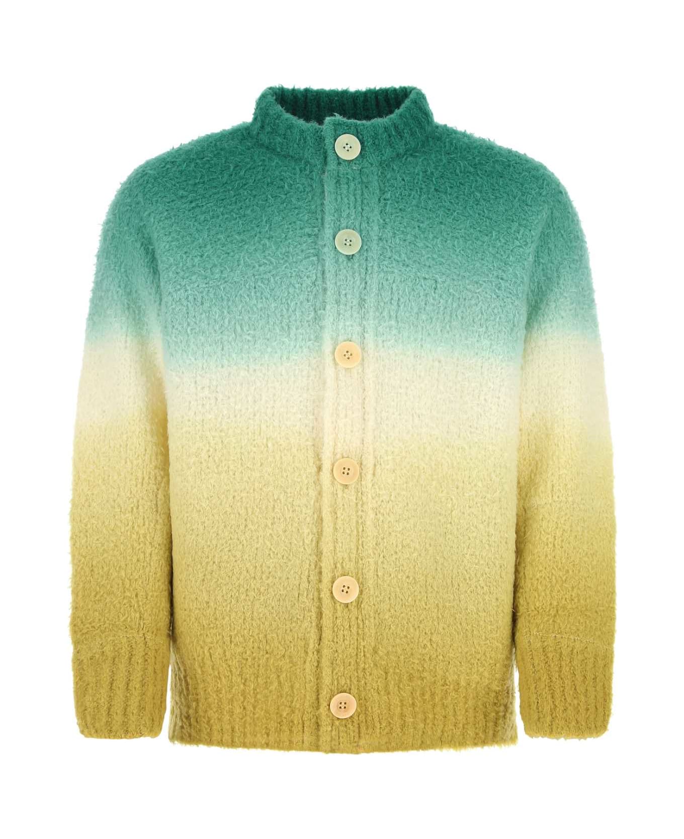 Sacai Multicolor Wool Blend Cardigan - 584