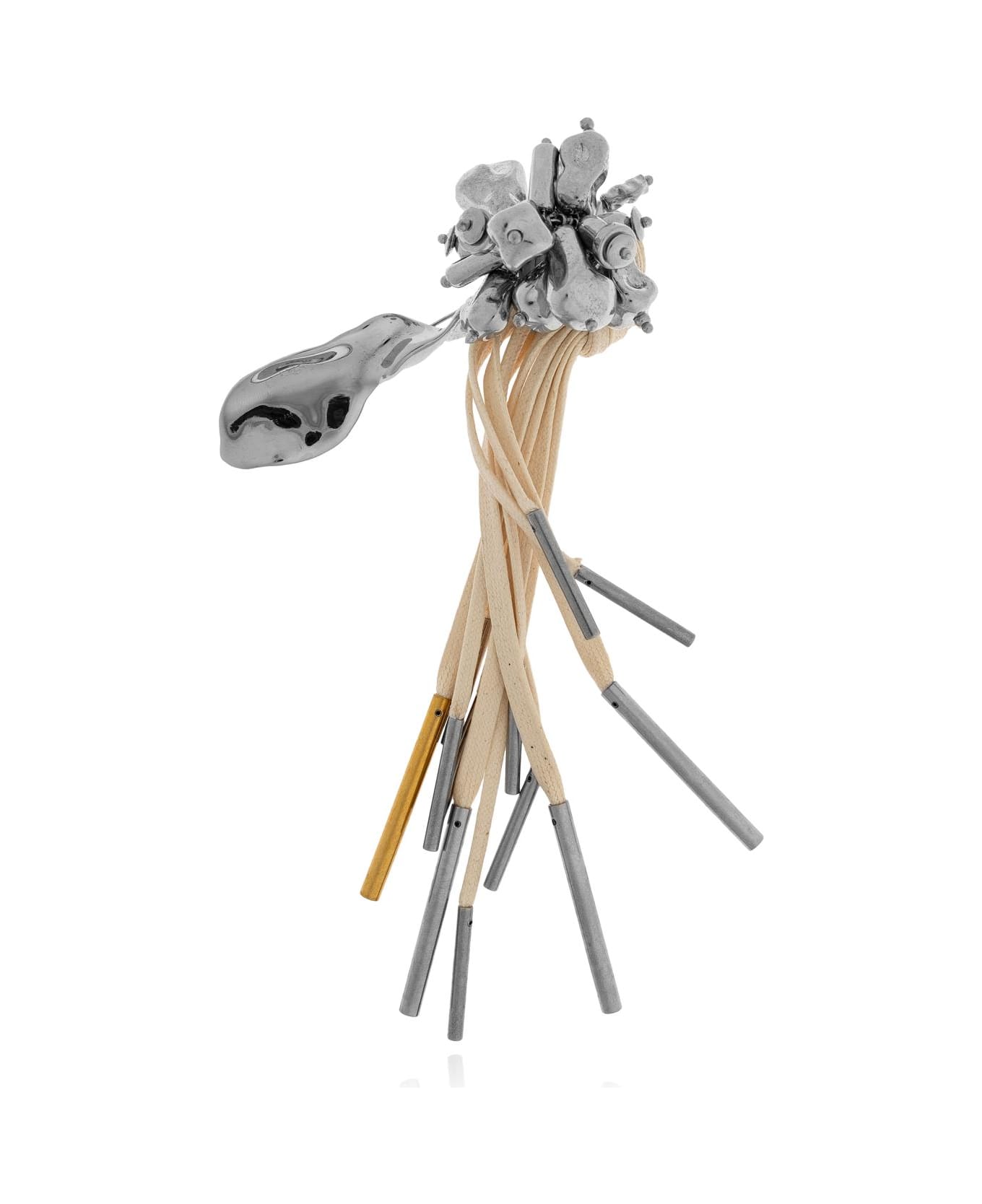 Dries Van Noten Brass Brooch - POWDER