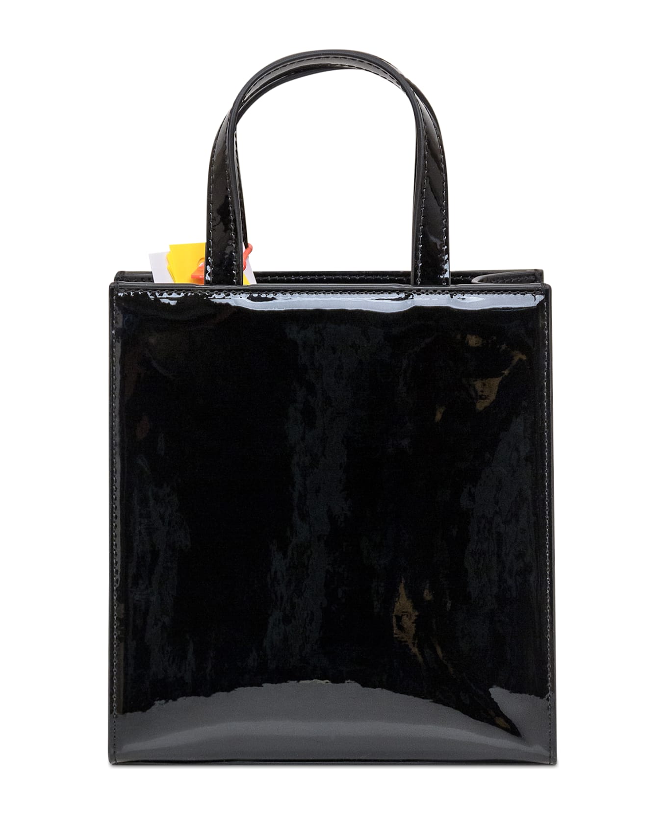 Off-White Mini Bookish Bag - BLACK GLITTERED