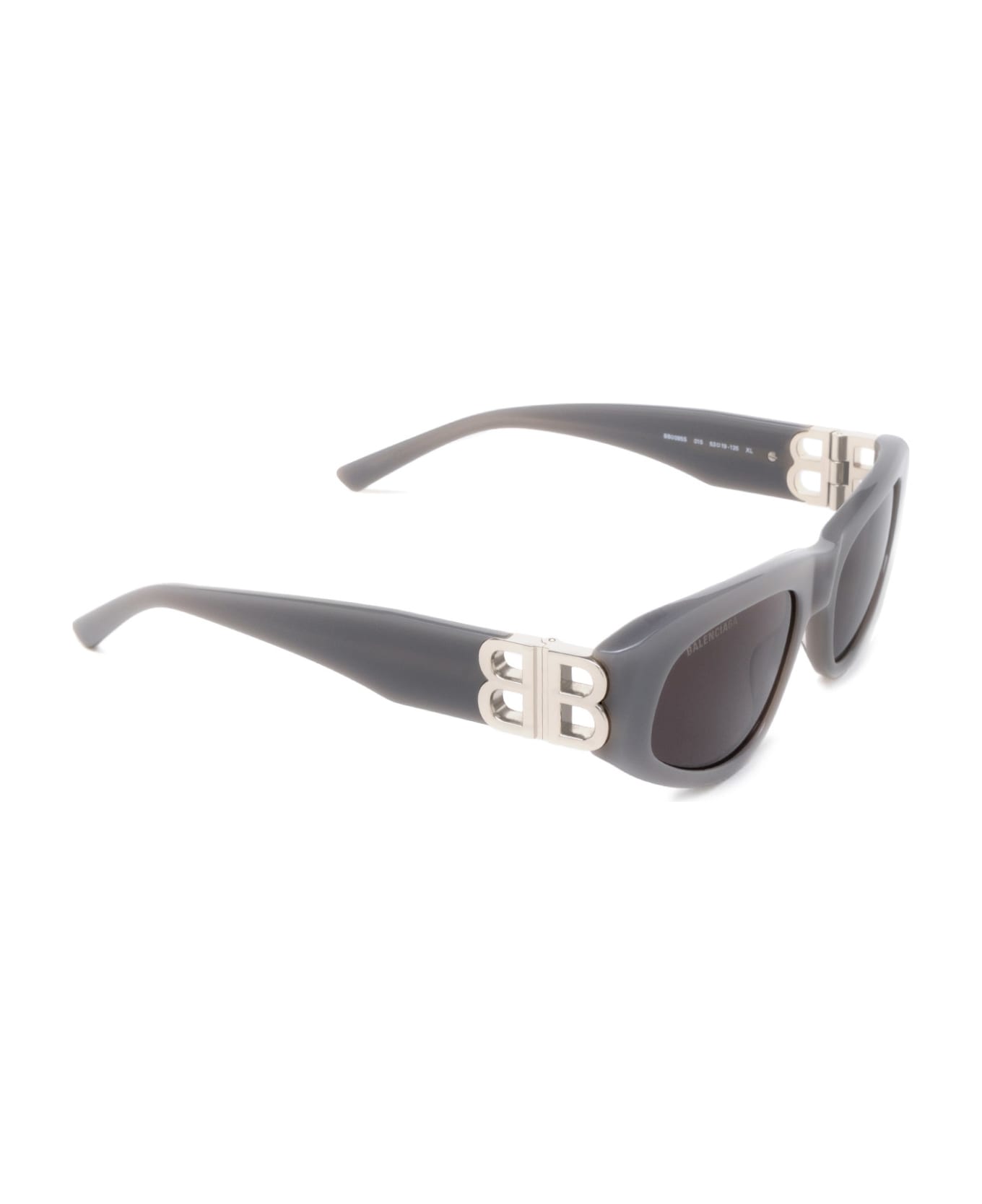 Balenciaga Eyewear Bb0095s Sunglasses - 015 GREY SILVER GREY