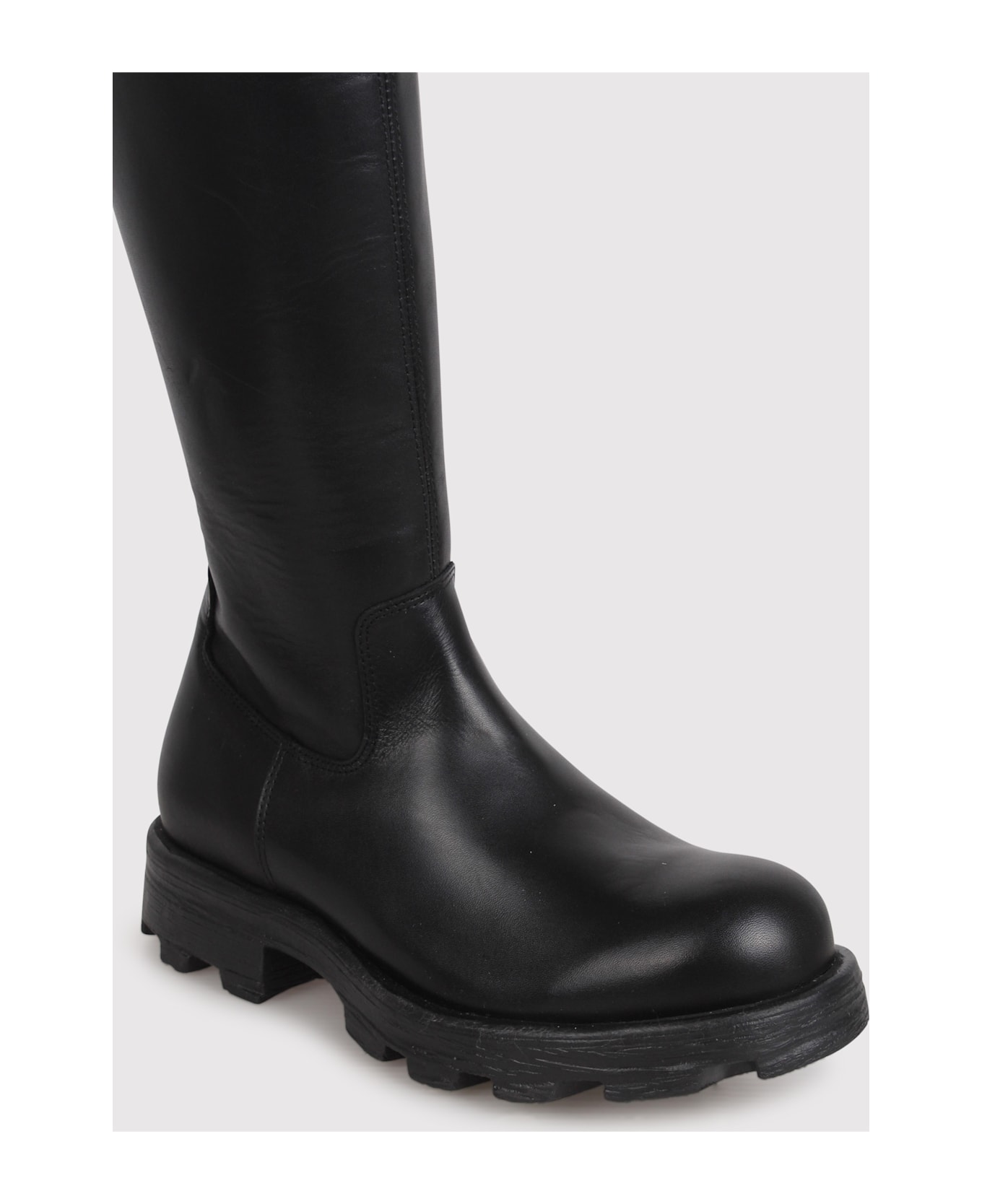 Diesel D-hammer-leather Knee-high Boots