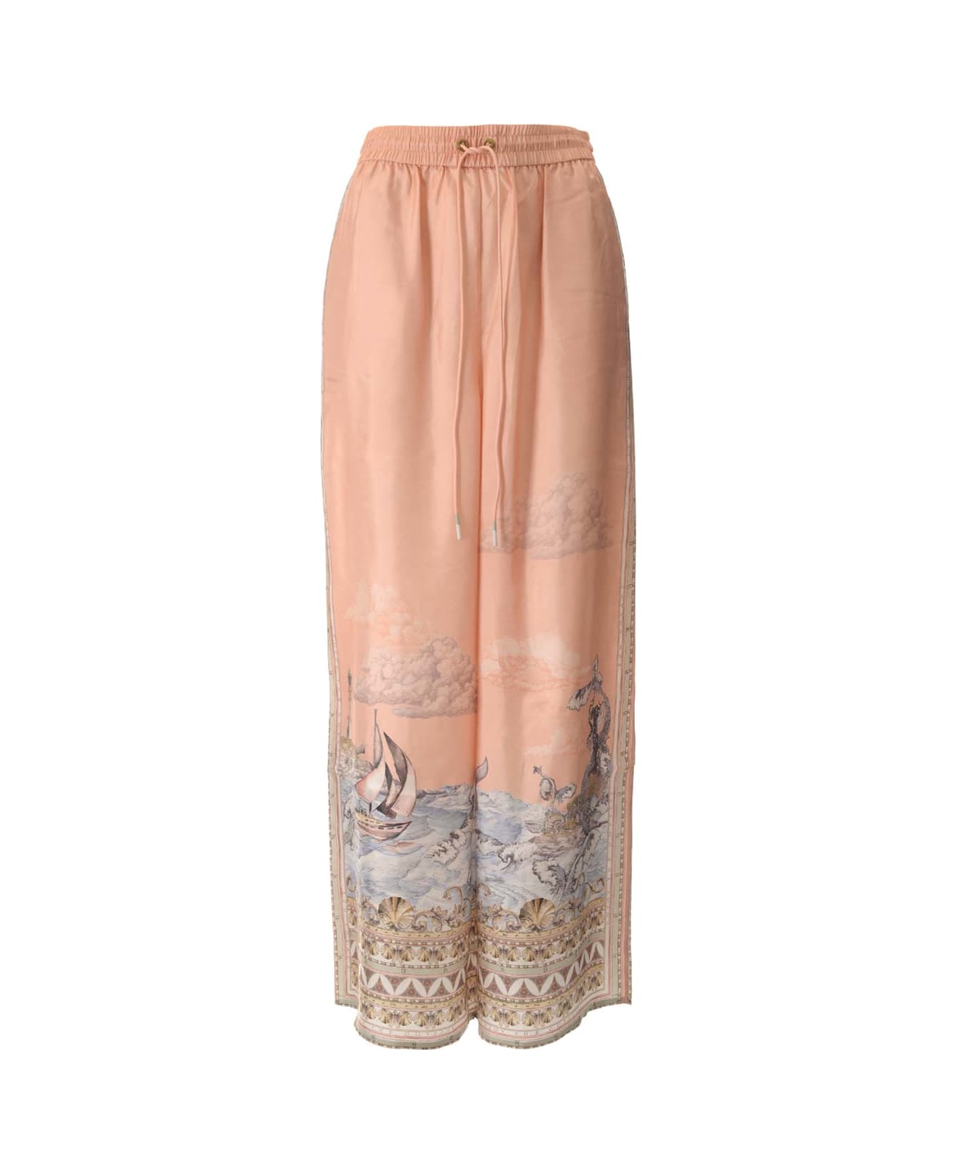 Zimmermann High Tide Wide-leg Trouser