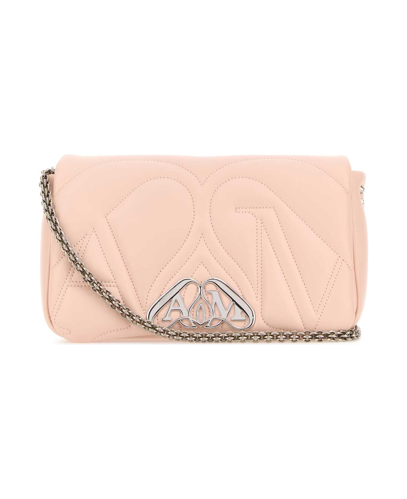 Alexander McQueen Pink Leather Small Seal Shoulder Bag - CLAY ショルダーバッグ