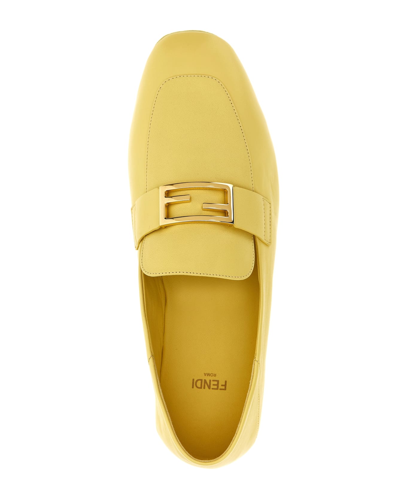 Fendi 'baguette' Loafers - Yellow