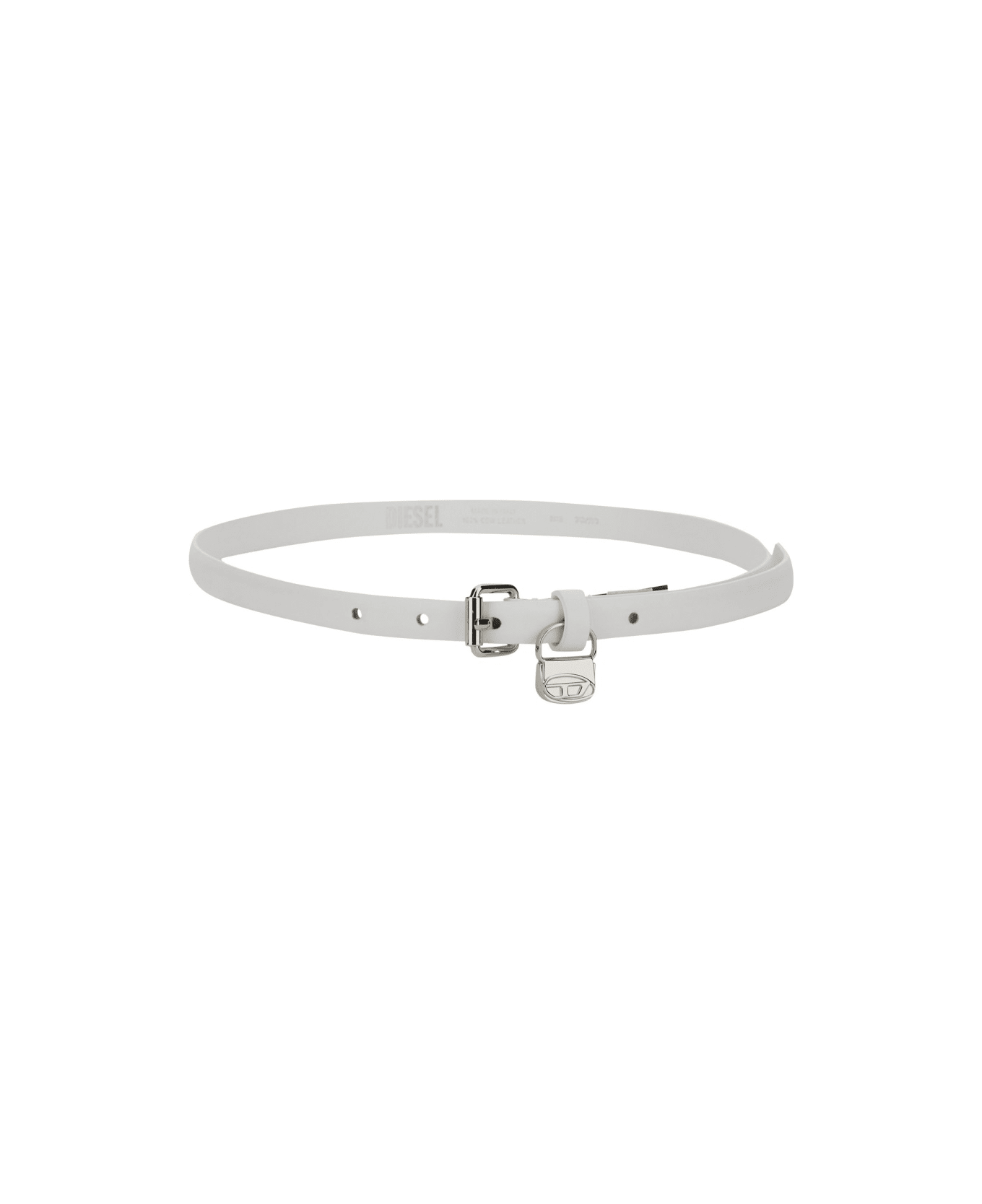 Diesel "b-charm Hip" Belt - WHITE