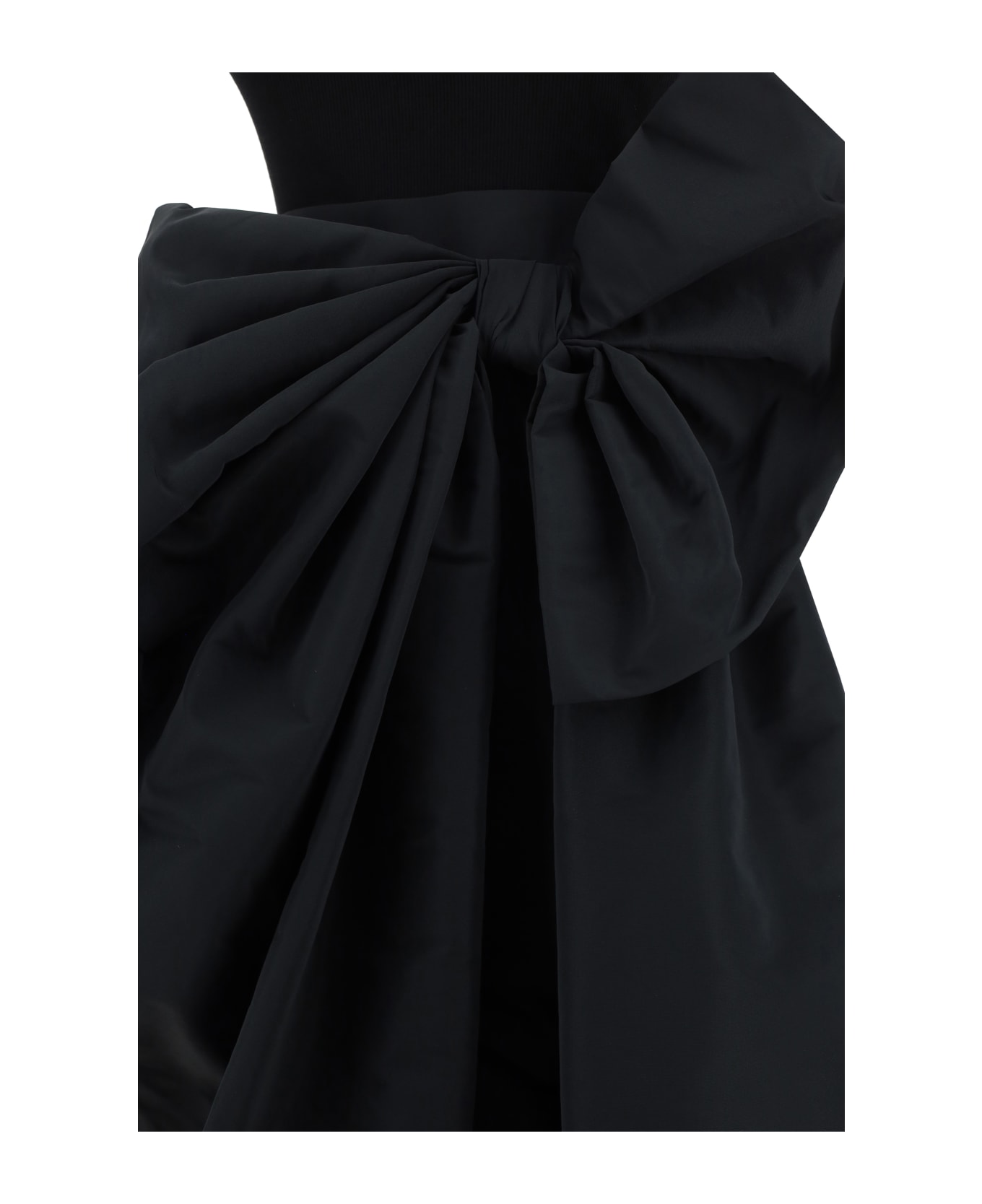 Alexander McQueen Bow Detailed Maxi Dress - Black