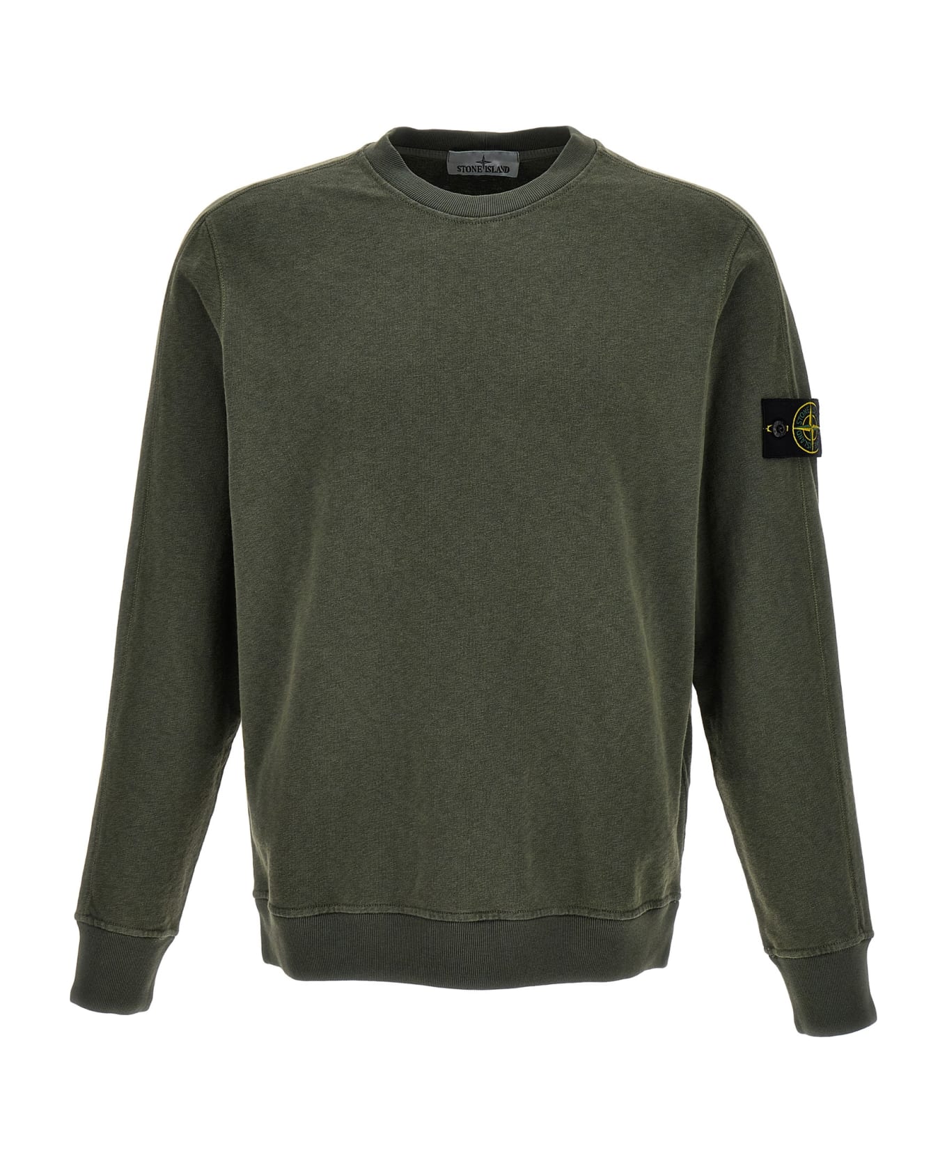 Stone Island Cotton Sweatshirt - green