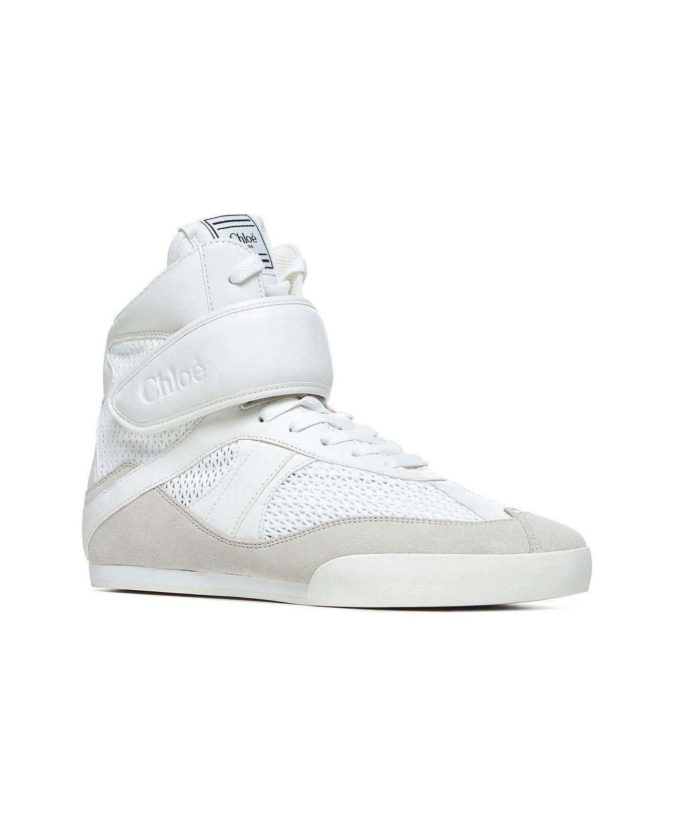 Chloé Kick High-top Sneakers - IVORY
