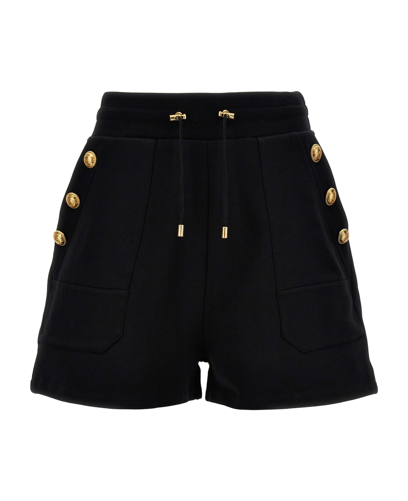 Balmain Six-button Shorts - Black ショートパンツ