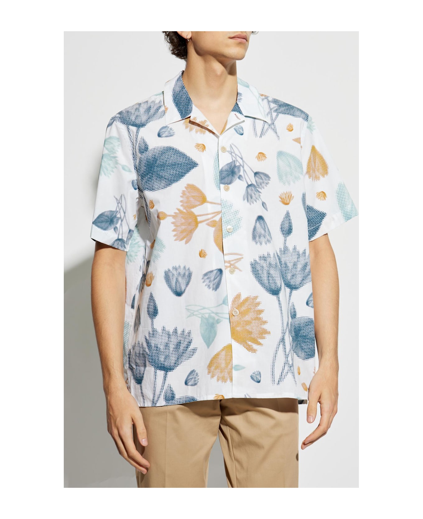PS by Paul Smith Ps Paul Smith Polo With Patch - Blue