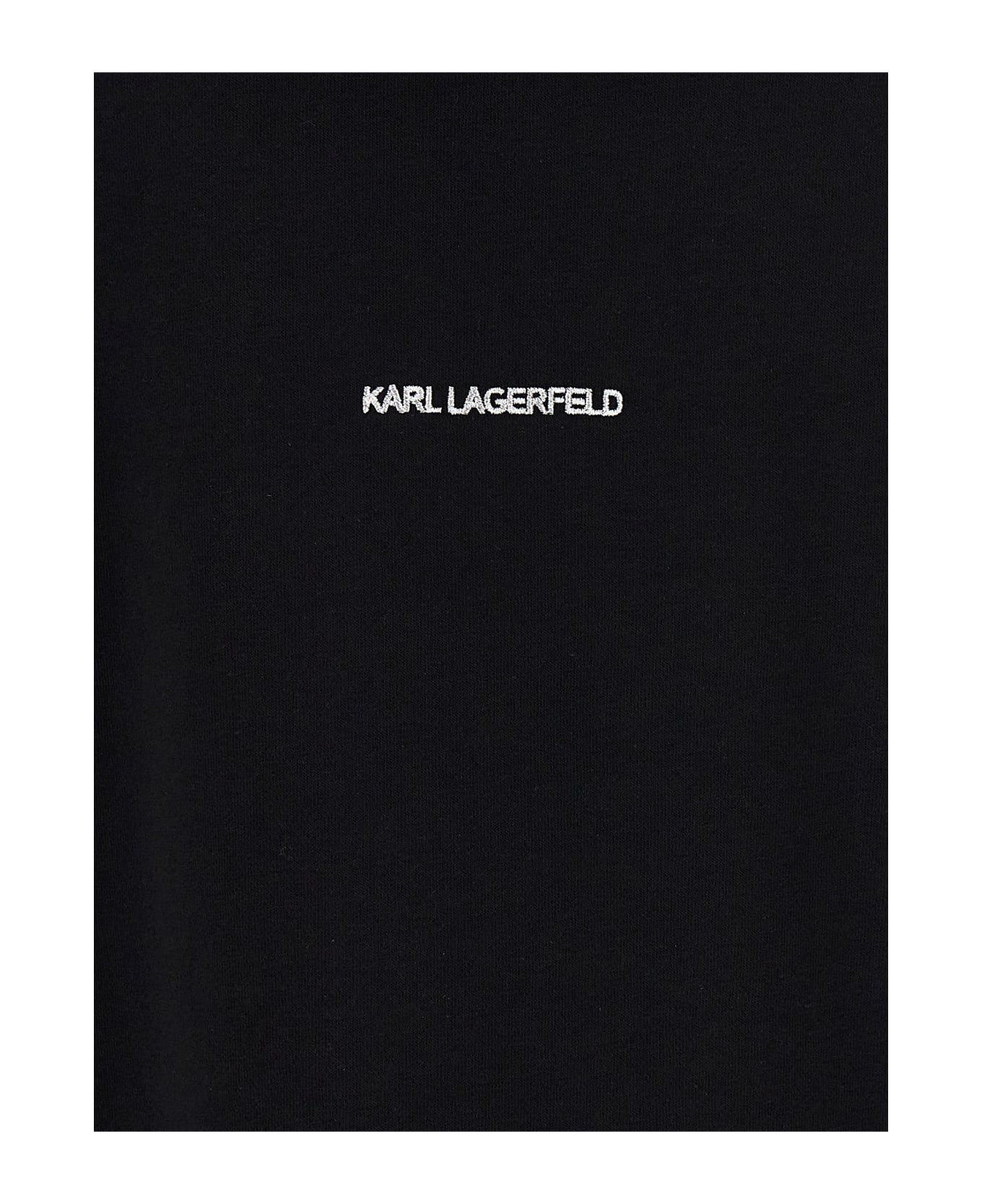 Karl Lagerfeld 'ikonik 2,0' Hoodie - Black  