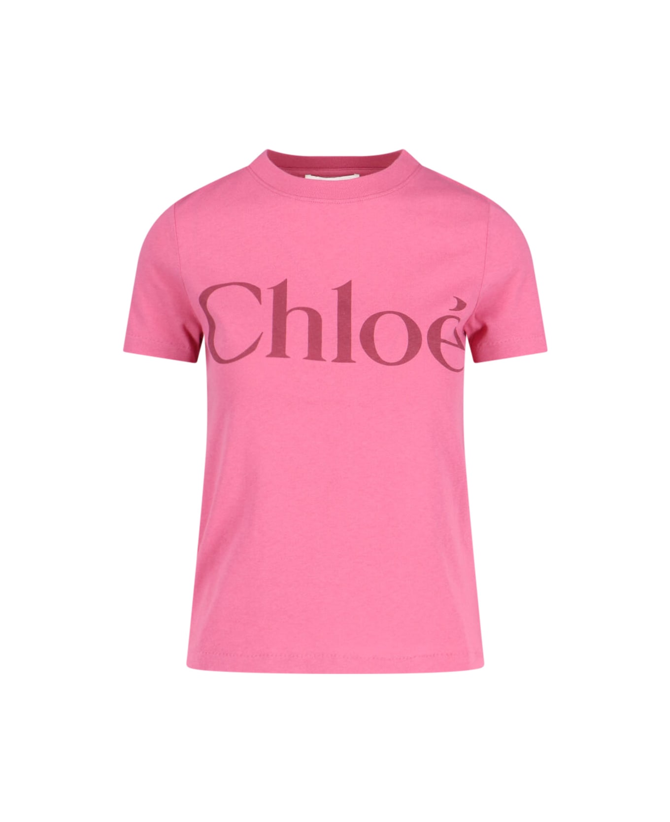 Chloé Logo T-shirt - Pink
