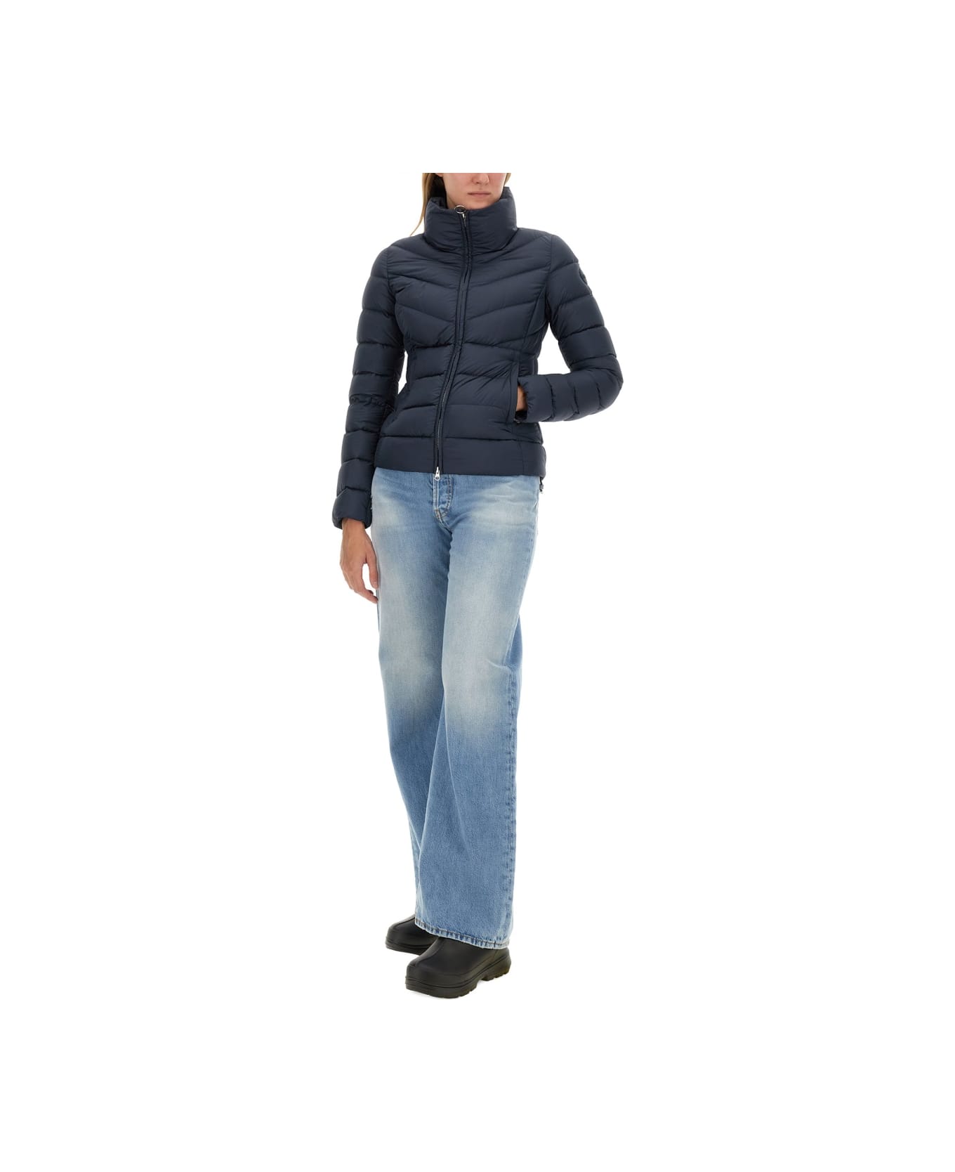 Colmar Down Jacket With Logo - BLUE