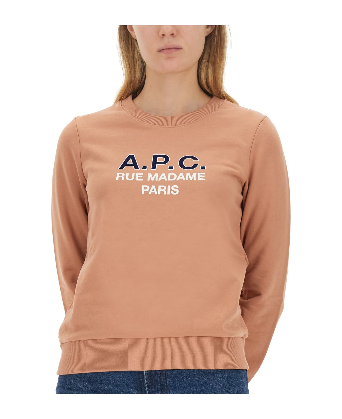 A.P.C. Madame Sweatshirt - Fad Rose Poudre フリース