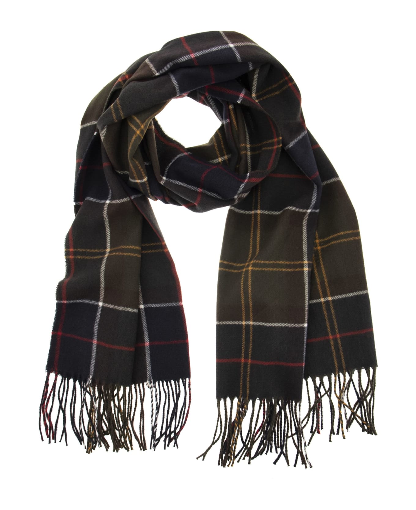 Barbour Stanway Tartan Scarf - Blue