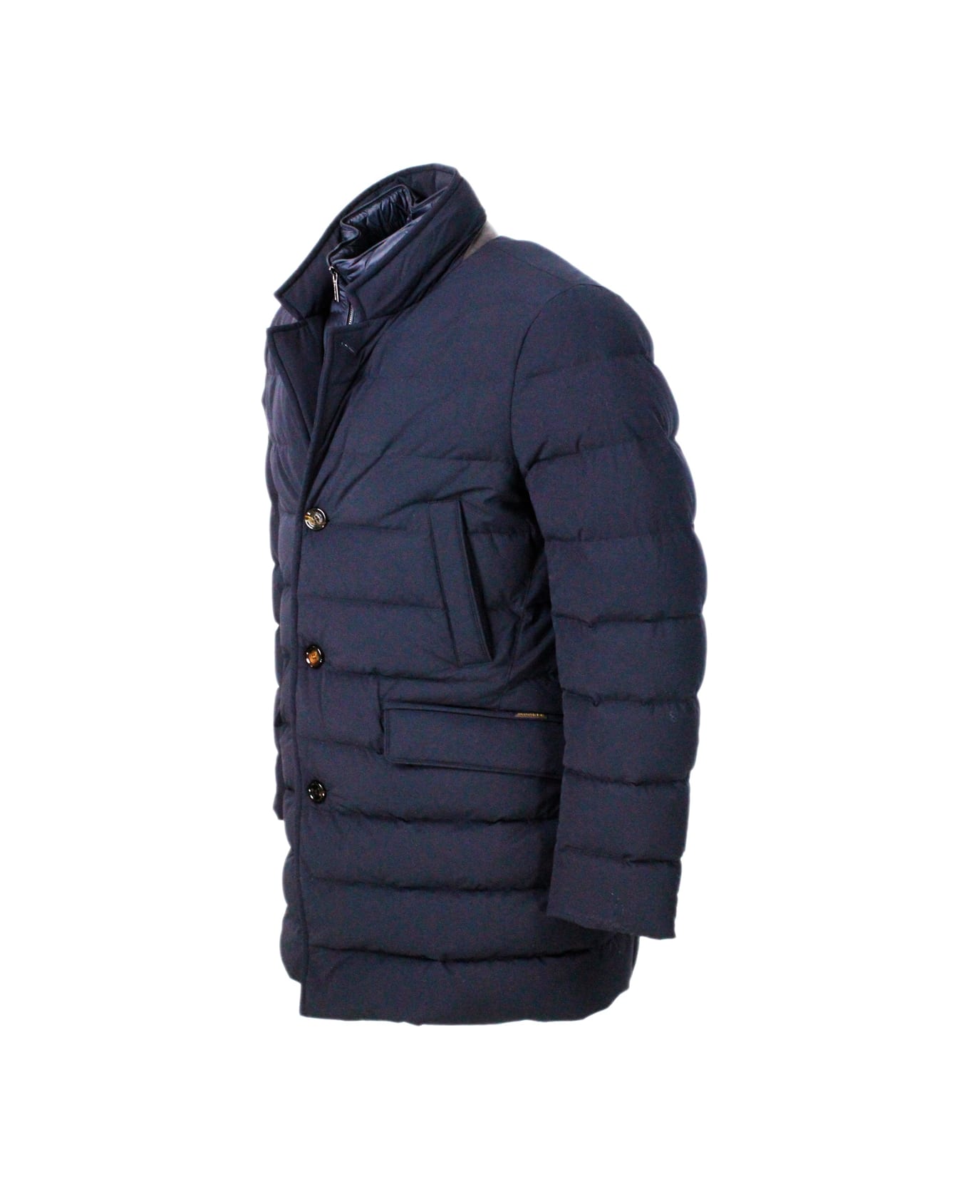 Moorer Coat - Dark blu