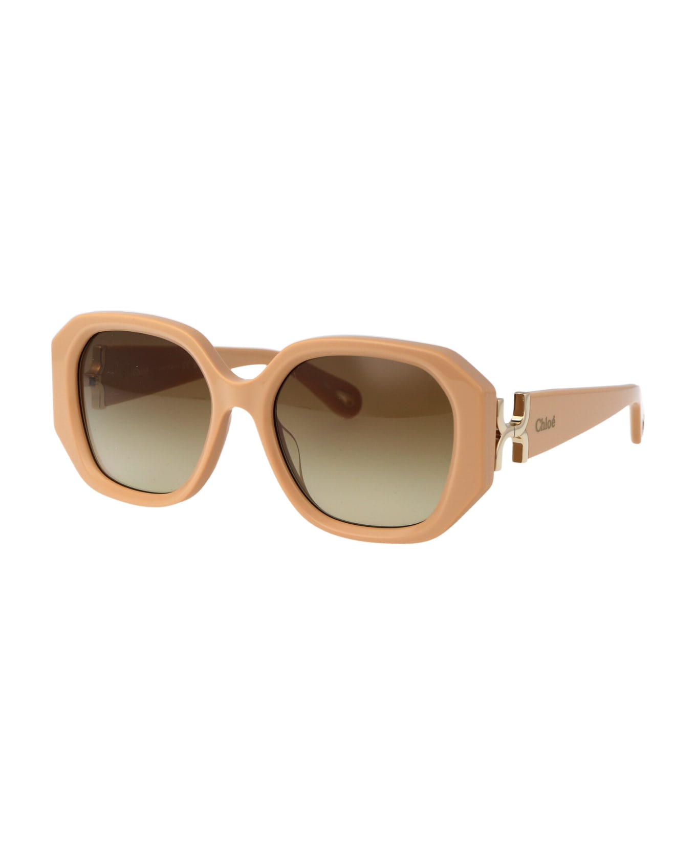 Chloé Eyewear Ch0236s Sunglasses - 004 IVORY IVORY BROWN サングラス