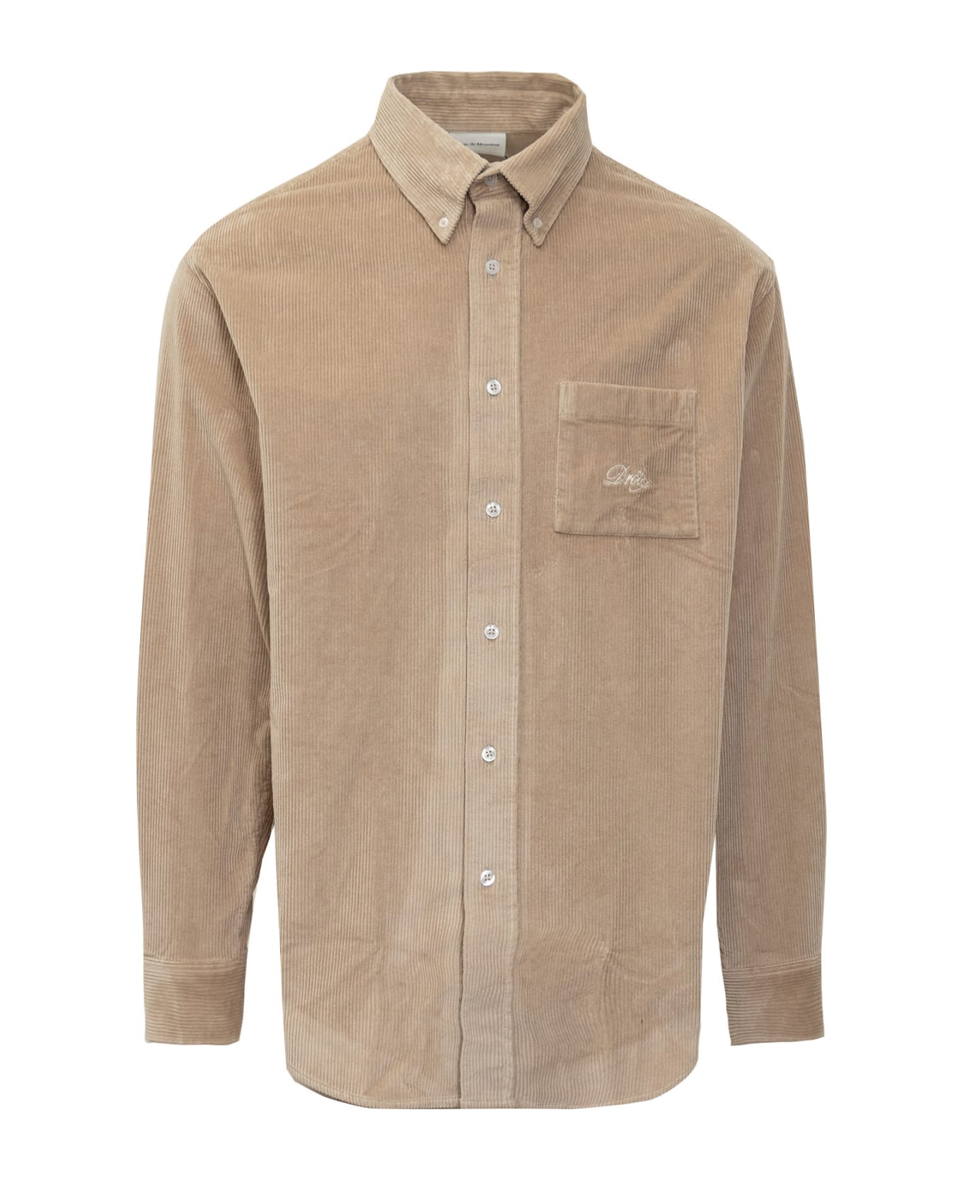 Drôle de Monsieur Corduroy Shirt - Beige