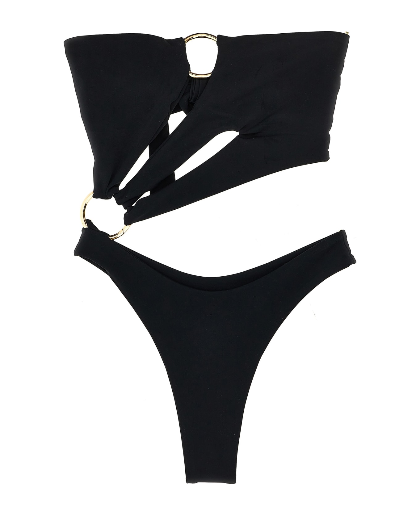 Louisa Ballou 'strapless Sex Wax' One-piece Swimsuit - Black 水着