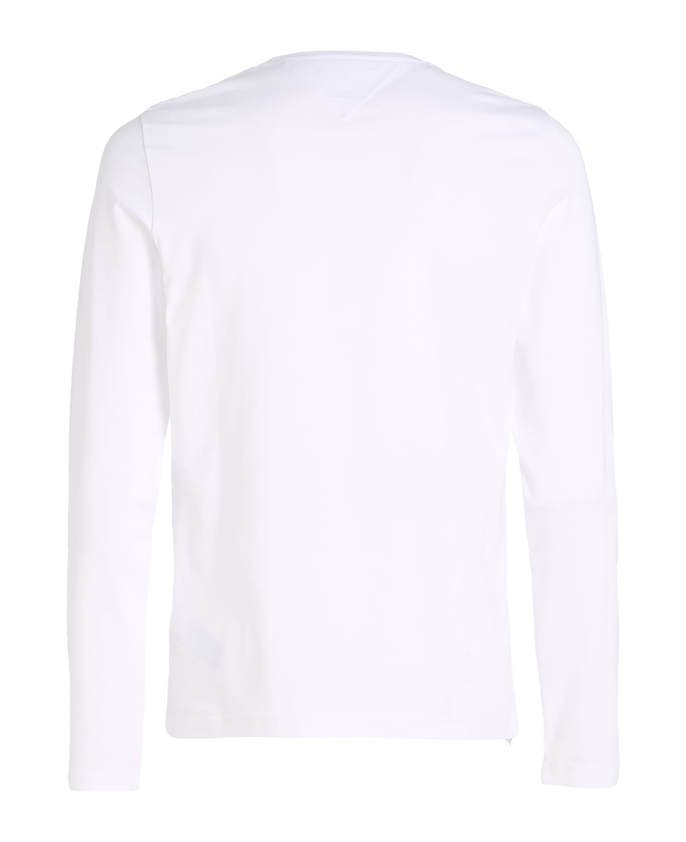 Tommy Hilfiger White Long-sleeved Shirt With Logo - WHITE