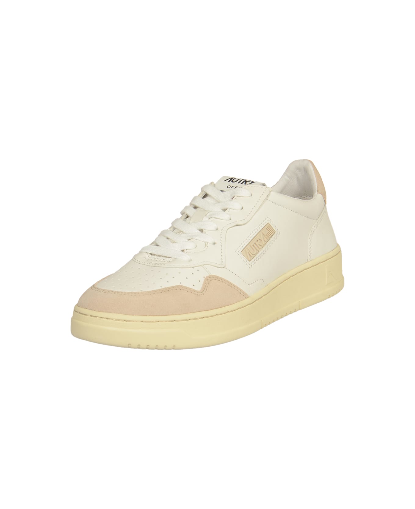 Autry Medalist Low Sneakers - White/Sand